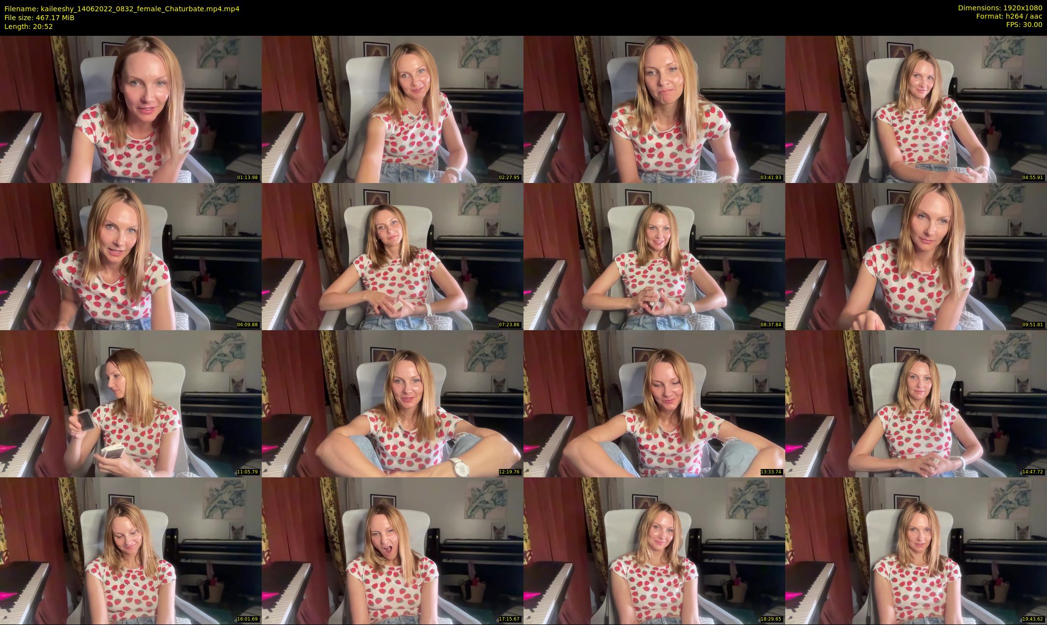 kaileeshy — 21 minute Chaturbate female cam show recording, 1080p, Jun 14, 2022