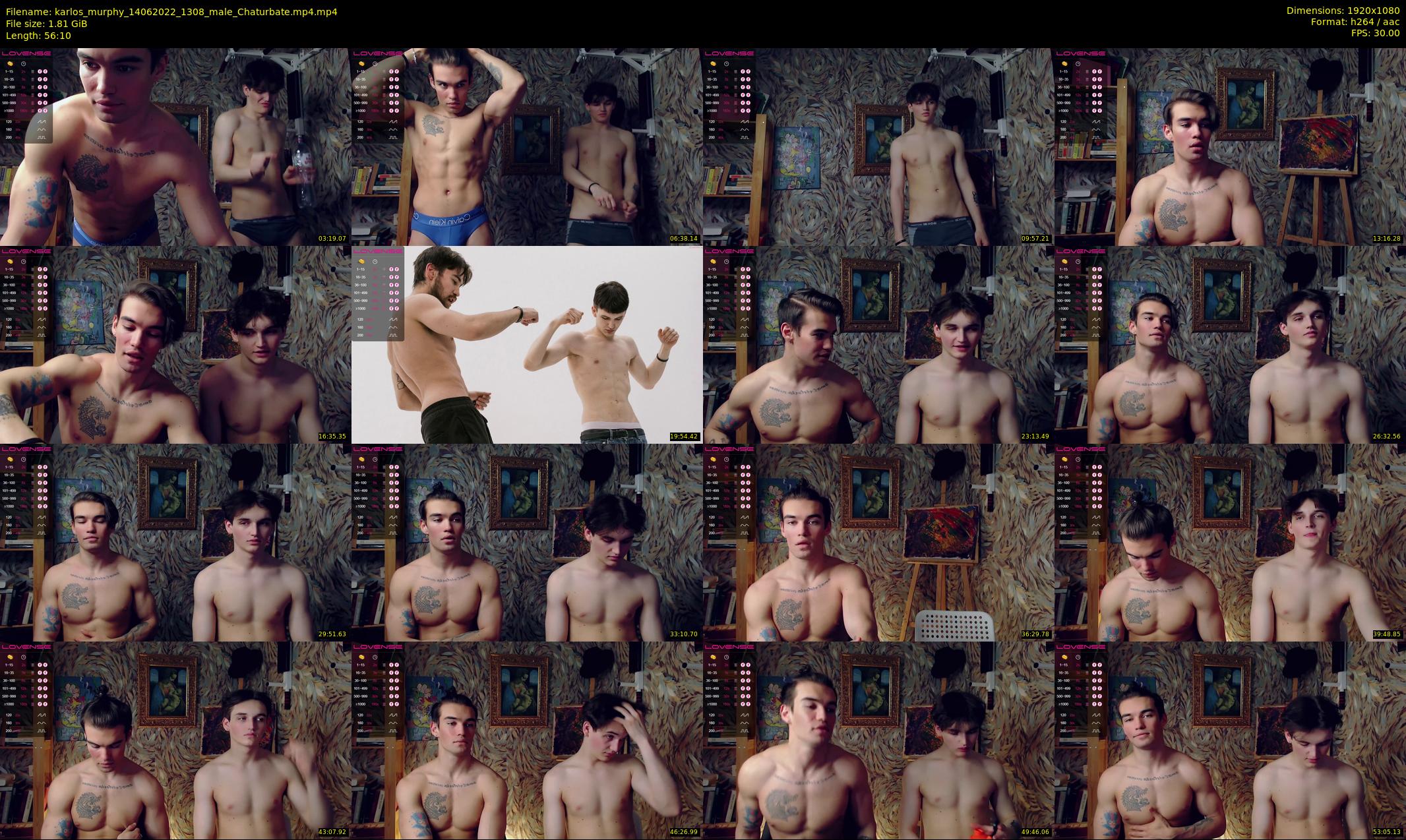 karlos_murphy — 57 minute Chaturbate male cam show recording, 1080p, Jun 14, 2022