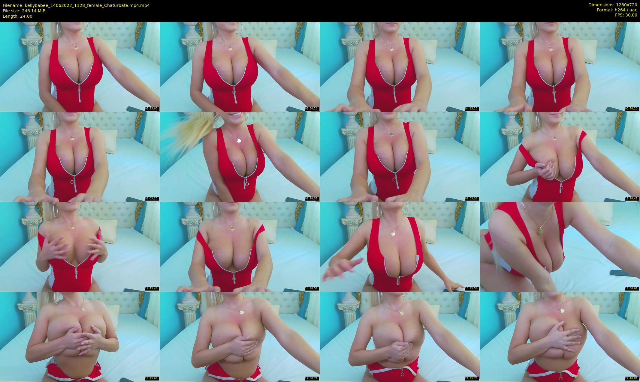 kellybabee — 24 minute Chaturbate female cam show recording, 720p, Jun 14, 2022