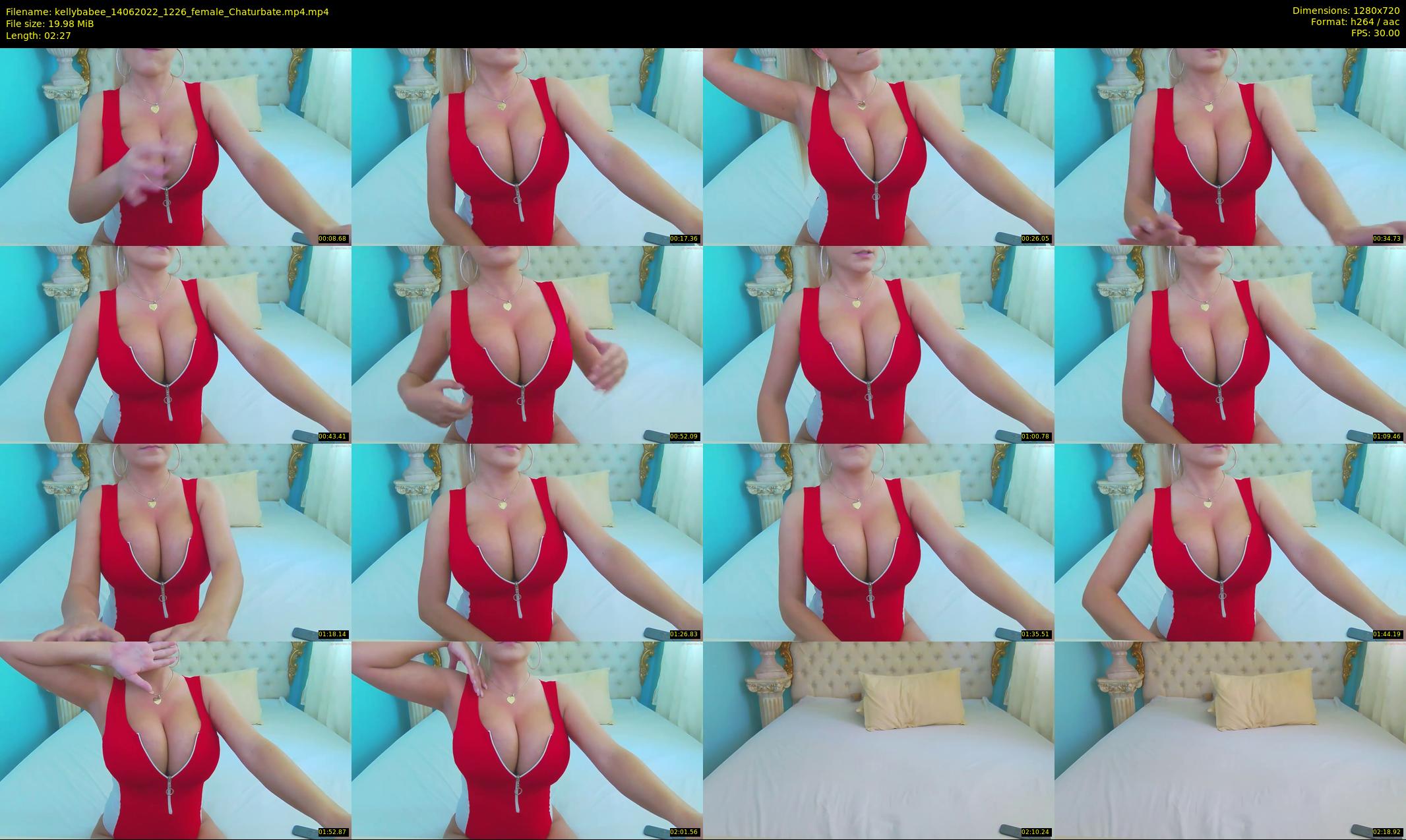 kellybabee — 3 minute Chaturbate female cam show recording, 720p, Jun 14, 2022