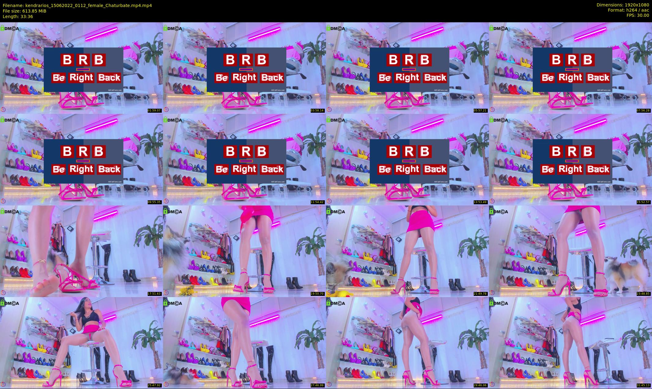 kendrarios — 34 minute Chaturbate female cam show recording, 1080p, Jun 15, 2022
