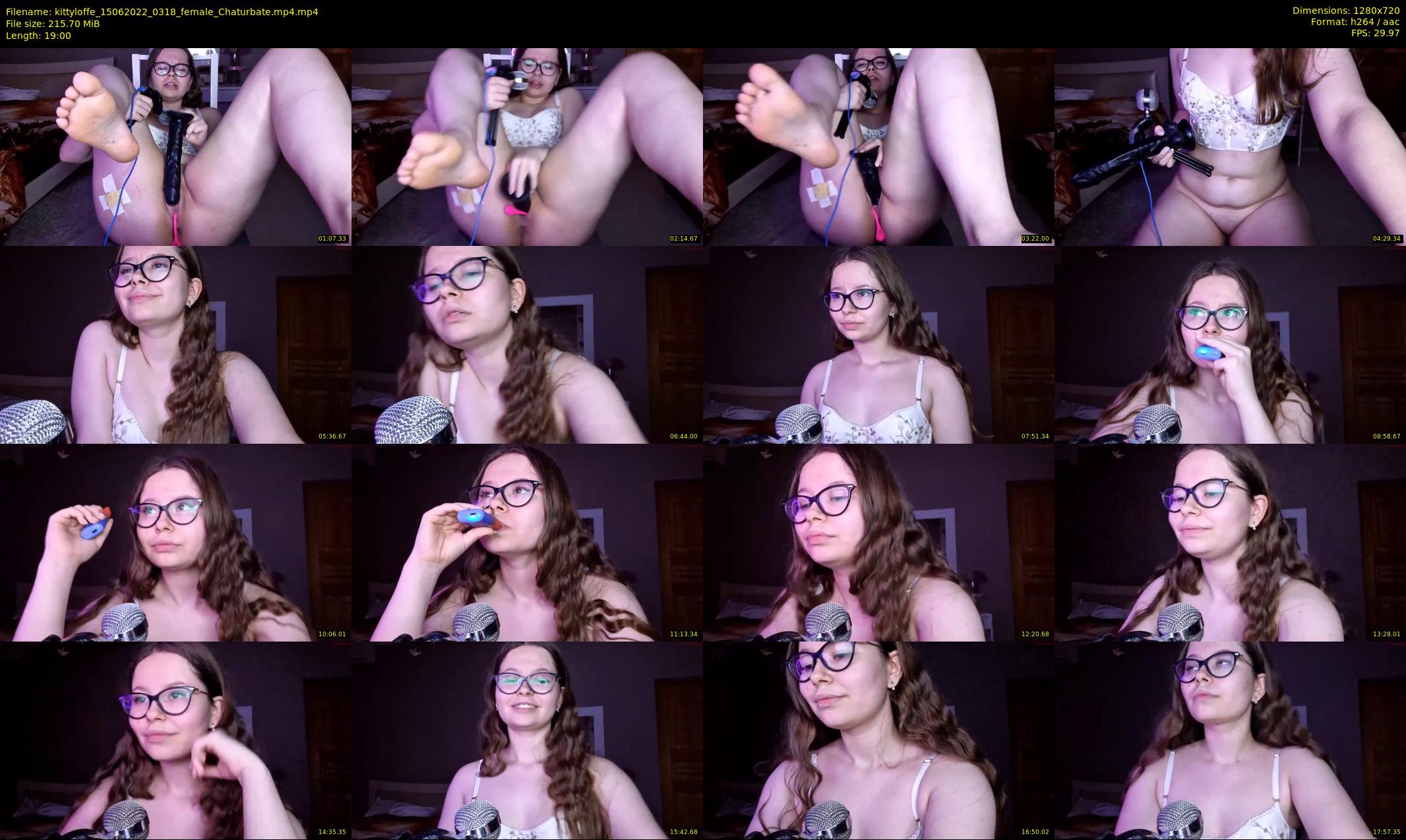 kittyloffe — 19 minute Chaturbate female cam show recording, 720p, Jun 15, 2022