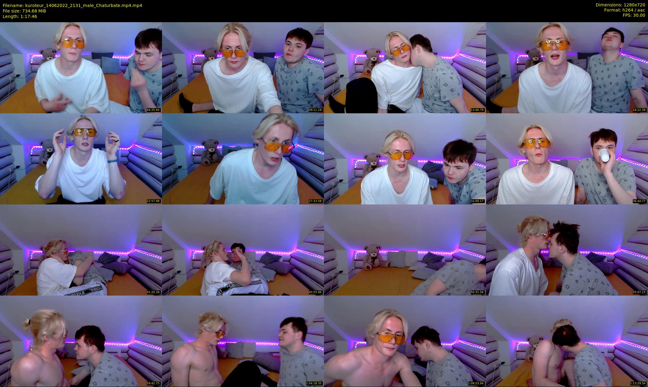 kuroteur — 78 minute Chaturbate couple cam show recording, 720p, Jun 14, 2022