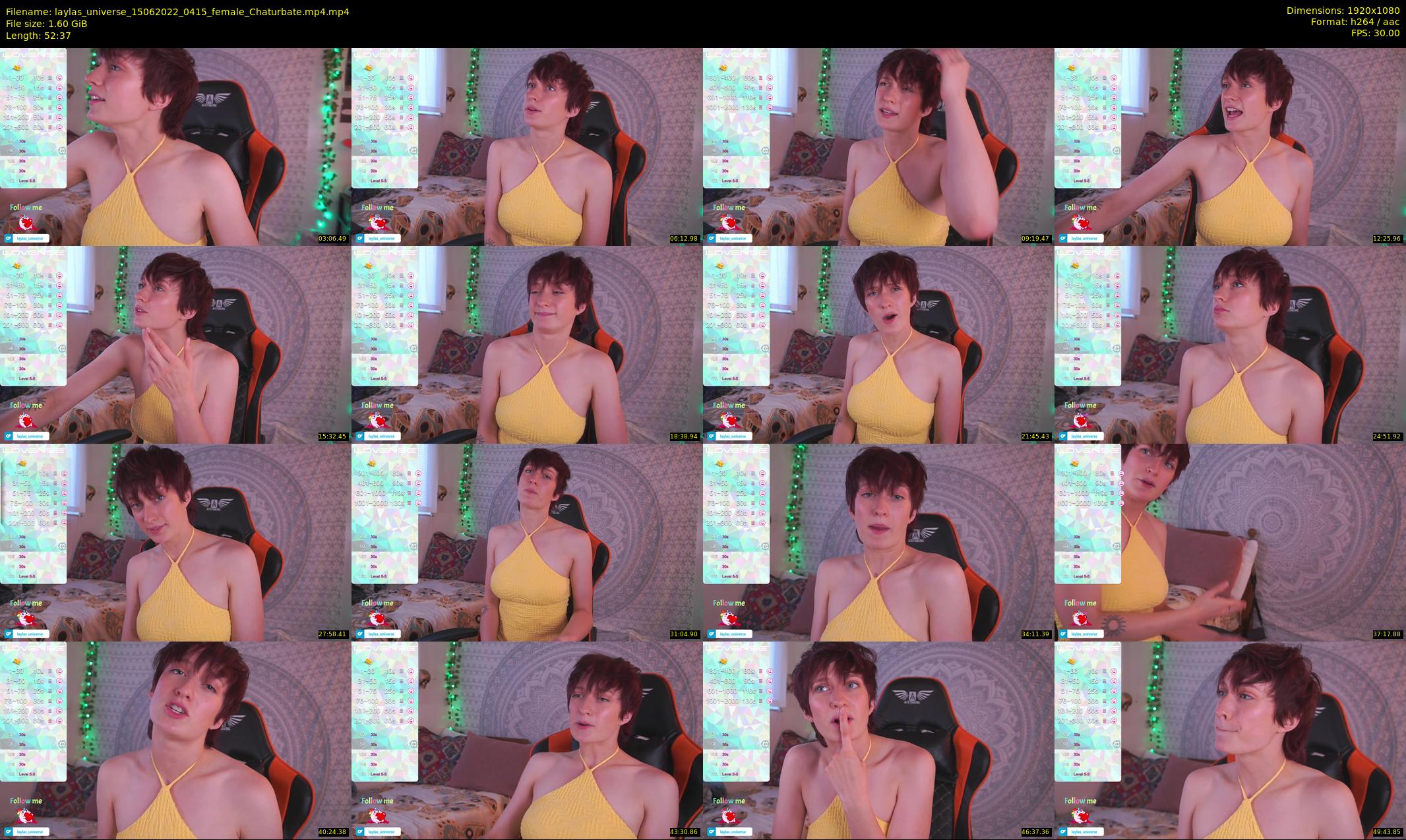 laylas_universe — 53 minute Chaturbate female cam show recording, 1080p, Jun 15, 2022
