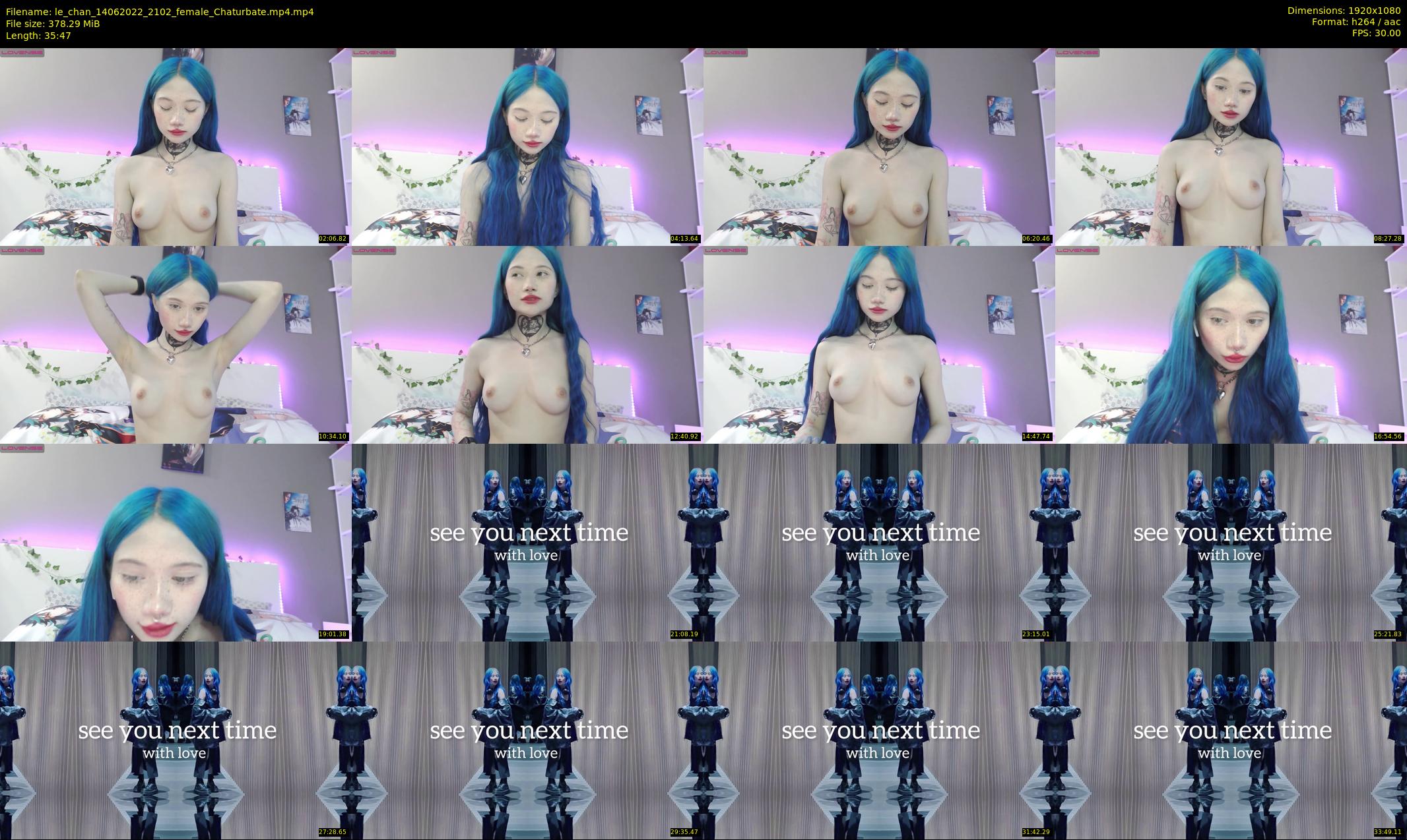 le_chan — 36 minute Chaturbate female cam show recording, 1080p, Jun 14, 2022