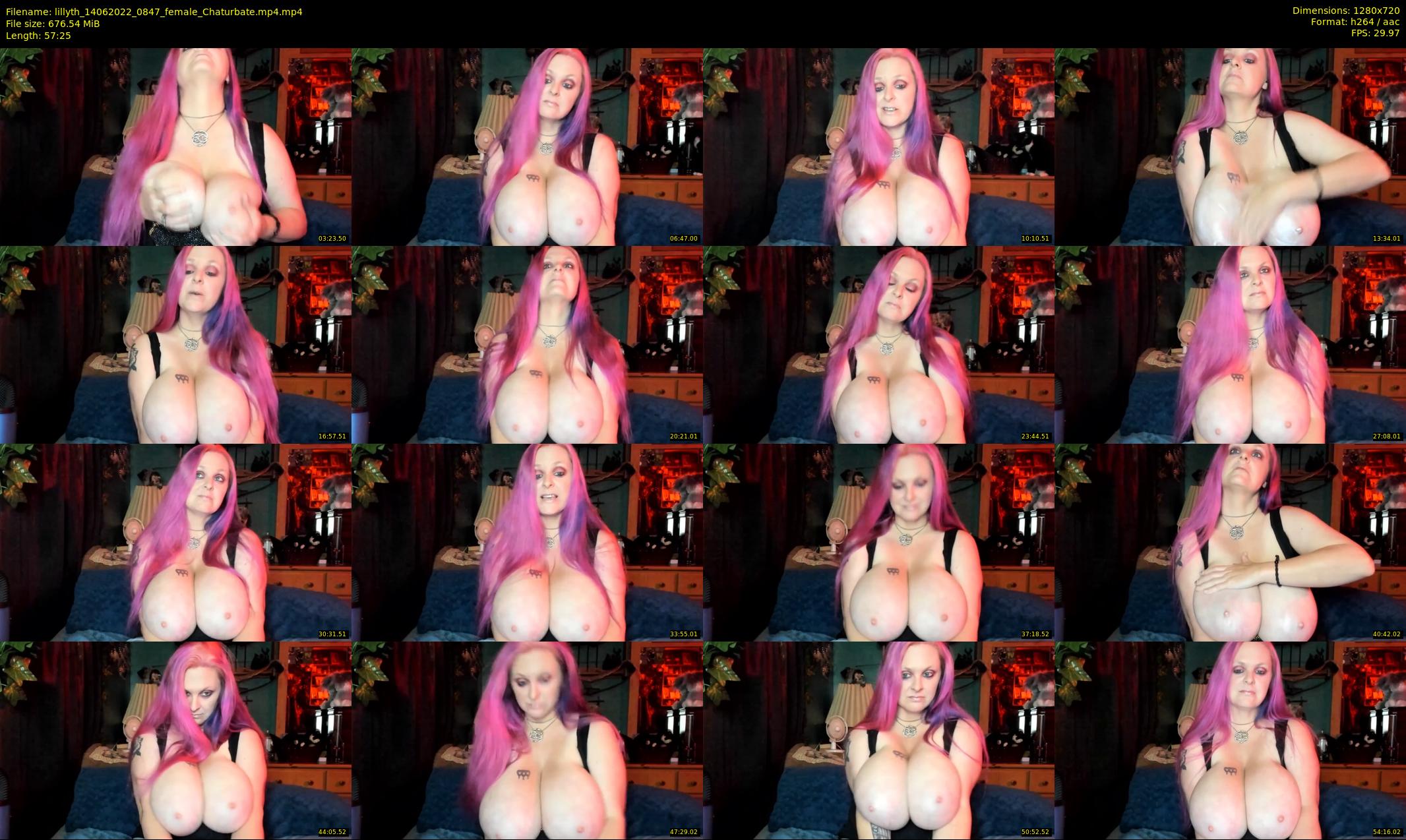 lillyth — 58 minute Chaturbate female cam show recording, 720p, Jun 14, 2022