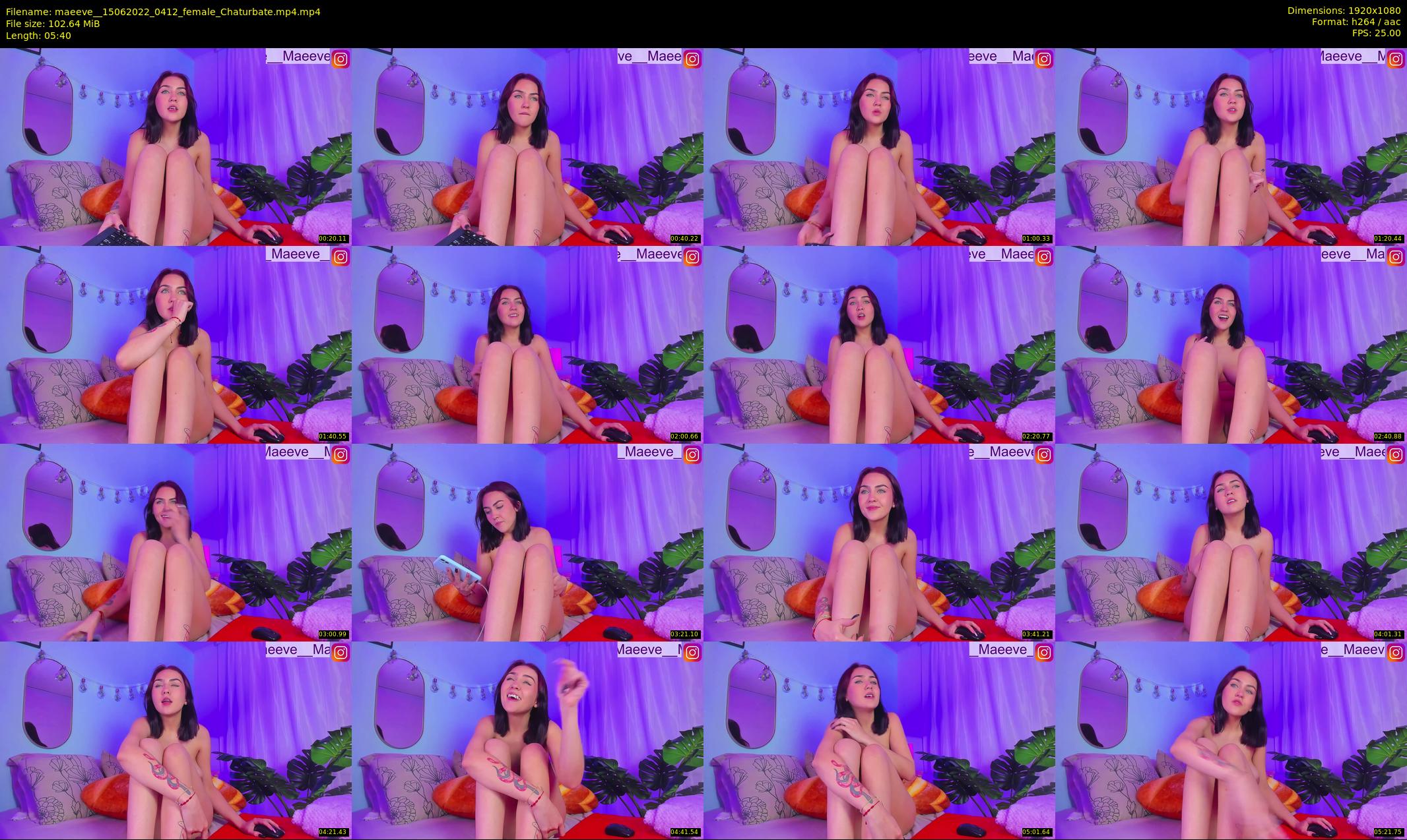 maeeve_ — 6 minute Chaturbate female cam show recording, 1080p, Jun 15, 2022