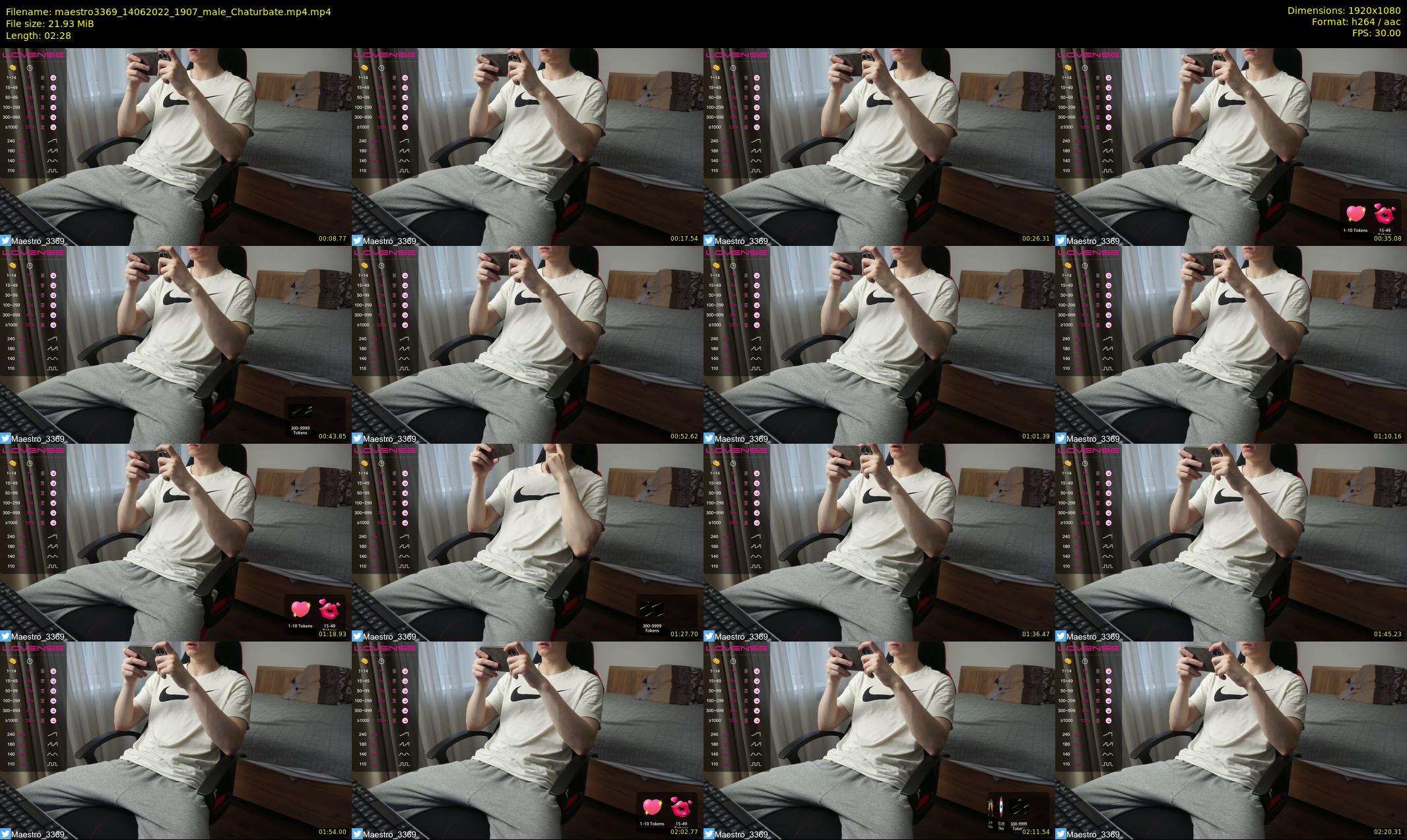 maestro3369 — 3 minute Chaturbate male cam show recording, 1080p, Jun 14, 2022