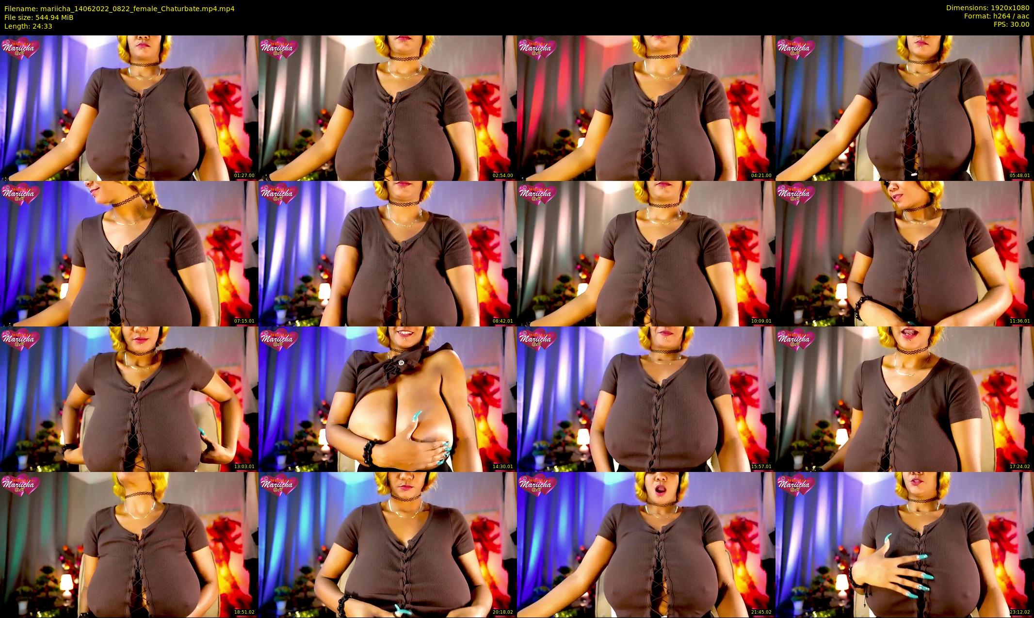 mariicha — 25 minute Chaturbate female cam show recording, 1080p, Jun 14, 2022