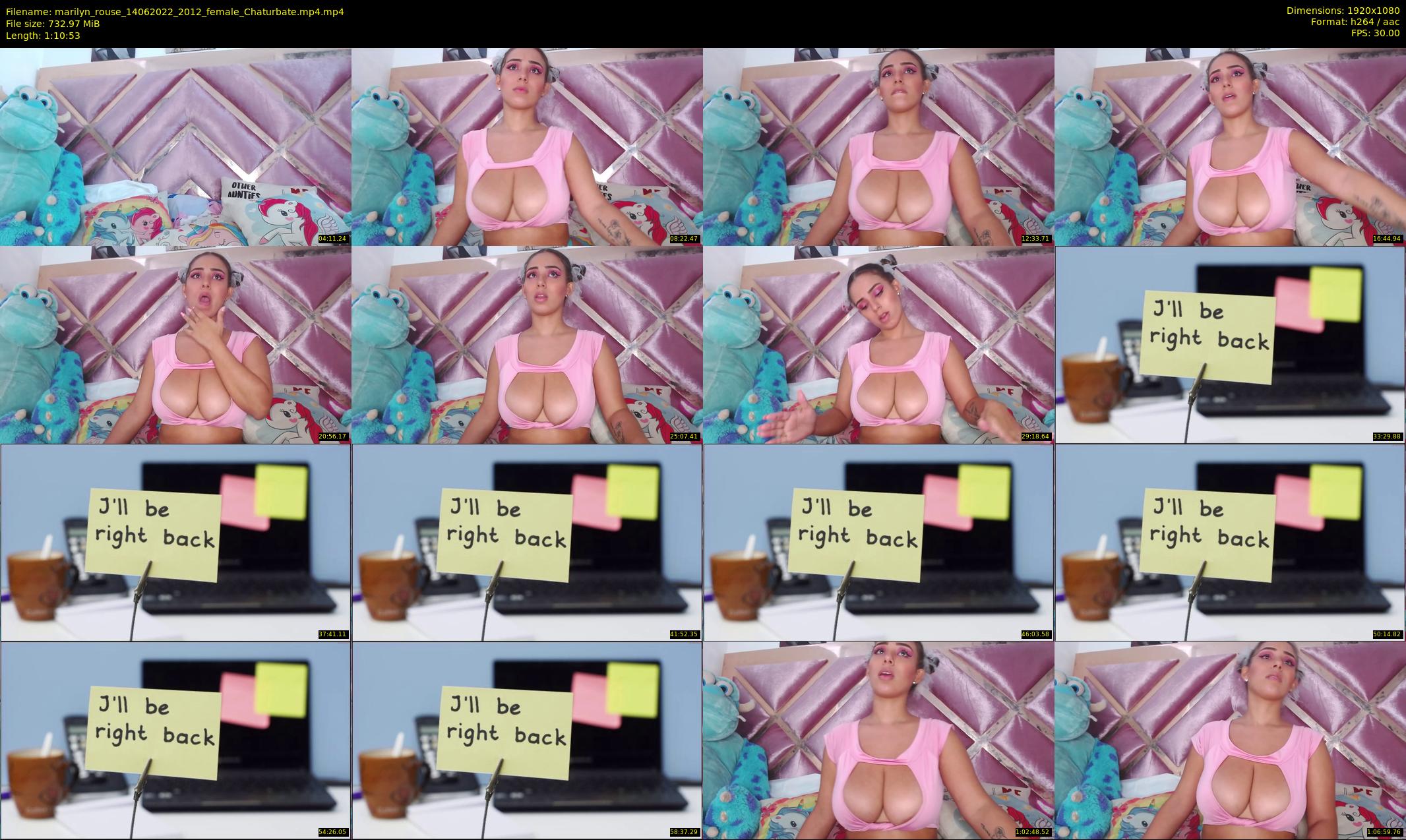 marilyn_rouse — 71 minute Chaturbate female cam show recording, 1080p, Jun 14, 2022