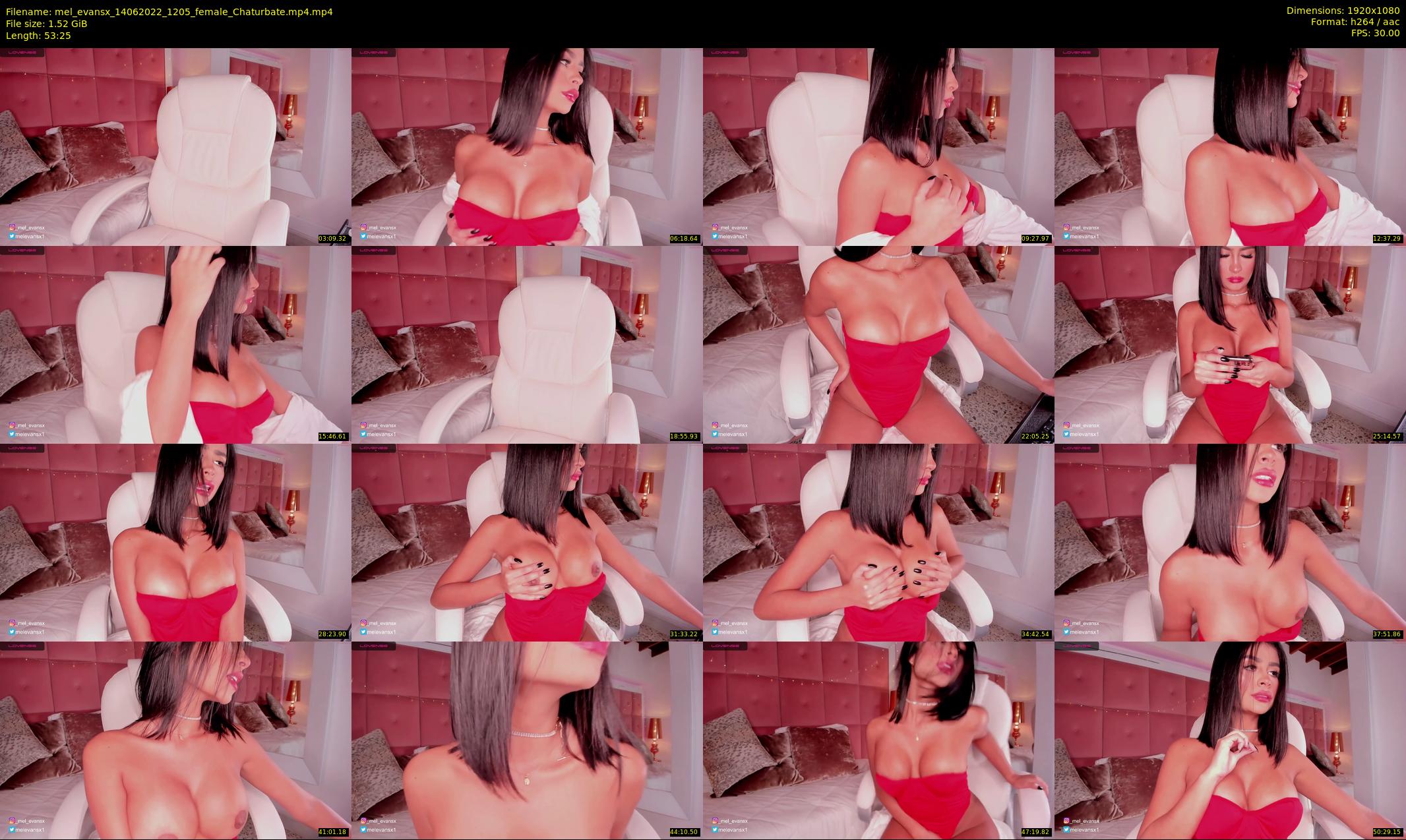 mel_evansx — 54 minute Chaturbate female cam show recording, 1080p, Jun 14, 2022