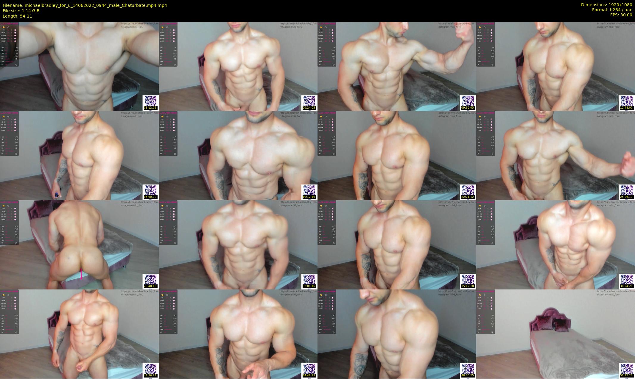 michaelbradley_for_u — 55 minute Chaturbate male cam show recording, 1080p, Jun 14, 2022