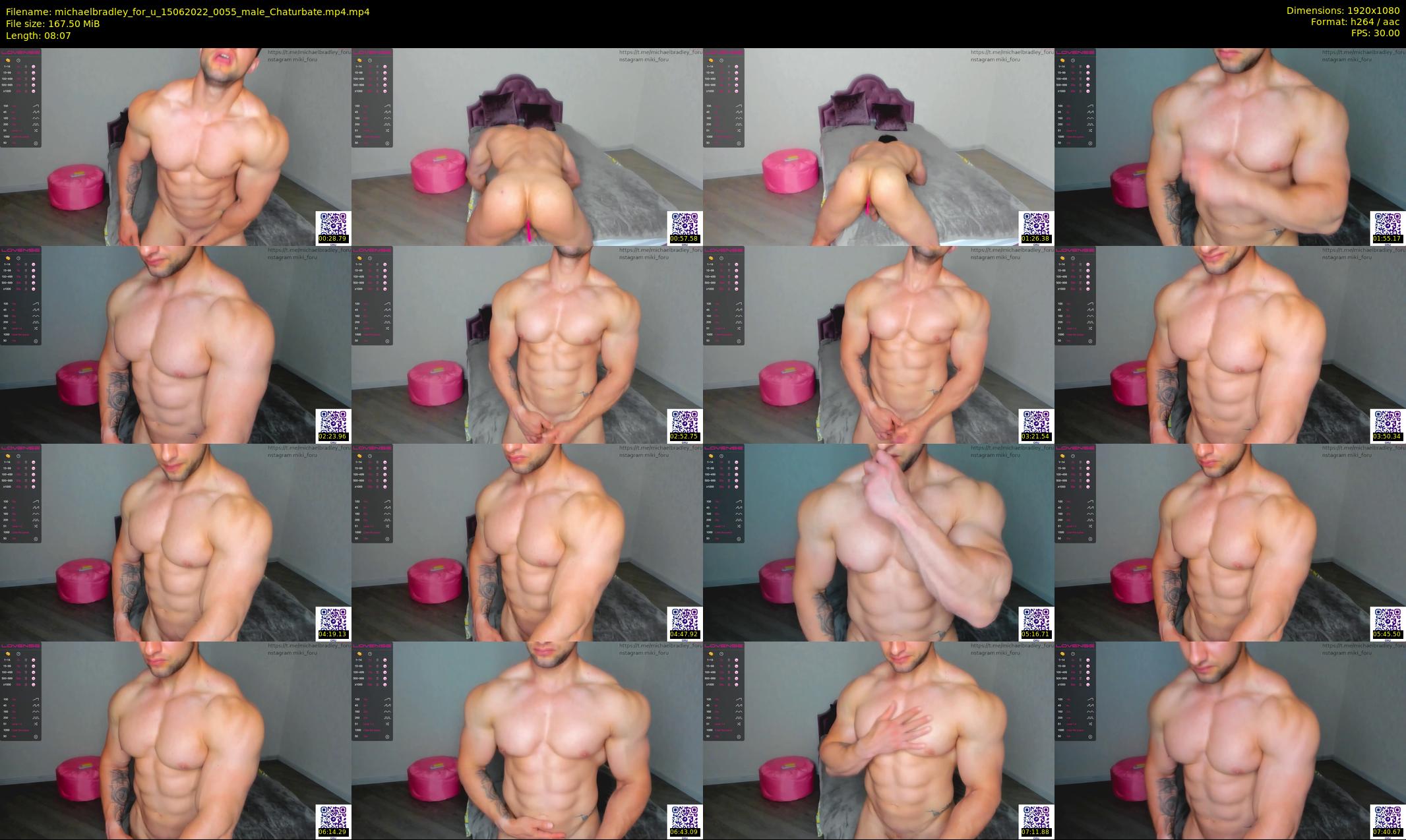 michaelbradley_for_u — 9 minute Chaturbate male cam show recording, 1080p, Jun 15, 2022