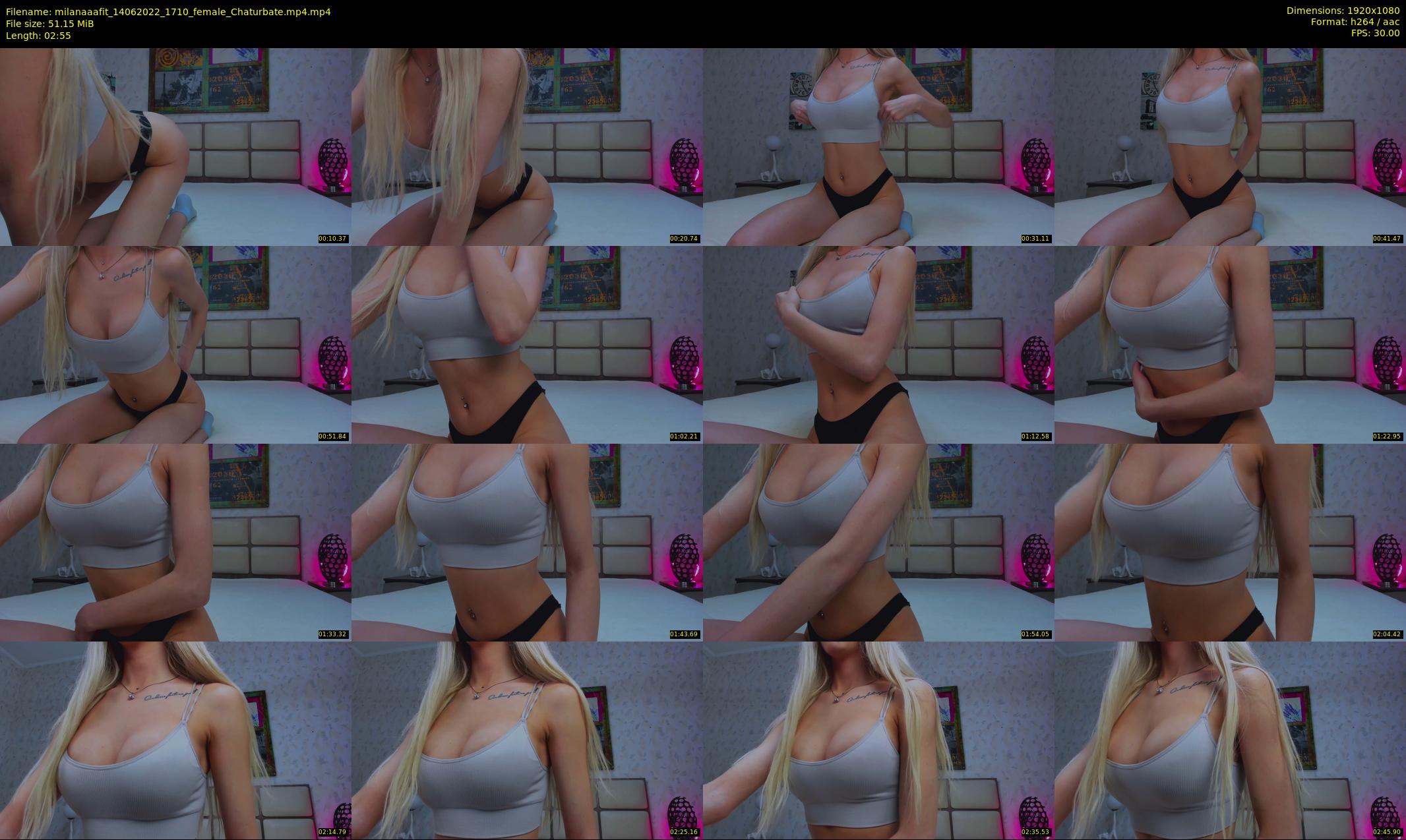 milanaaafit — 3 minute Chaturbate couple cam show recording, 1080p, Jun 14, 2022