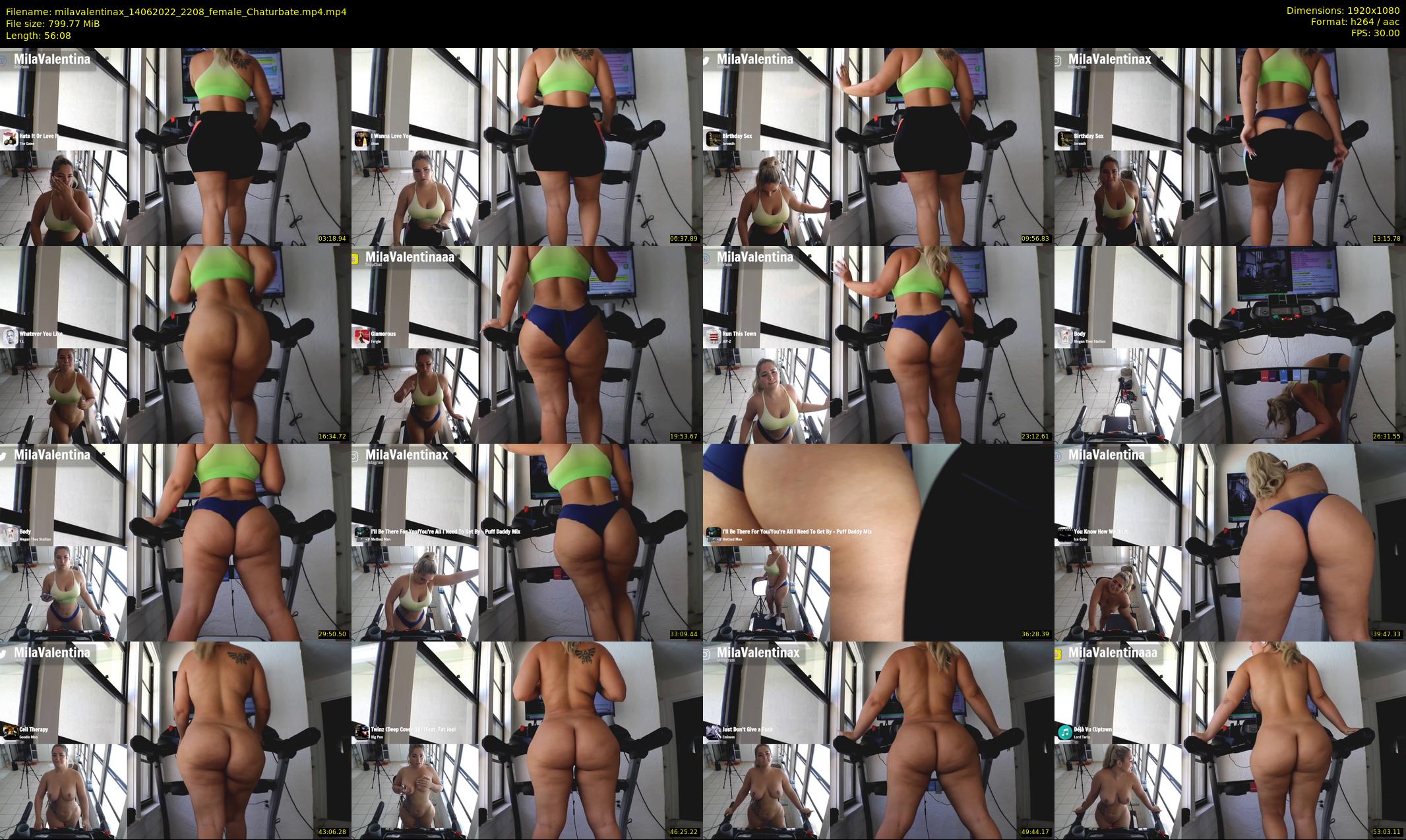 milavalentinax — 57 minute Chaturbate female cam show recording, 1080p, Jun 14, 2022
