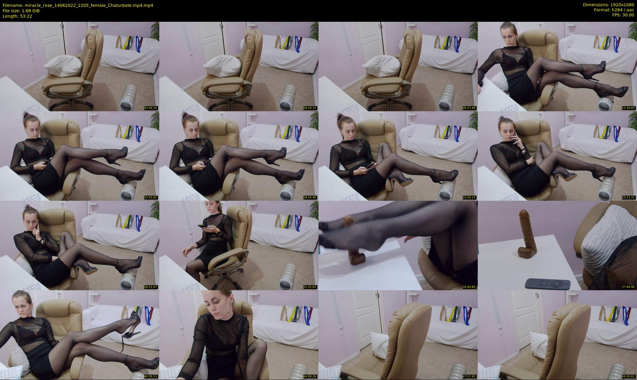 miracle_rose — 54 minute Chaturbate female cam show recording, 1080p, Jun 14, 2022