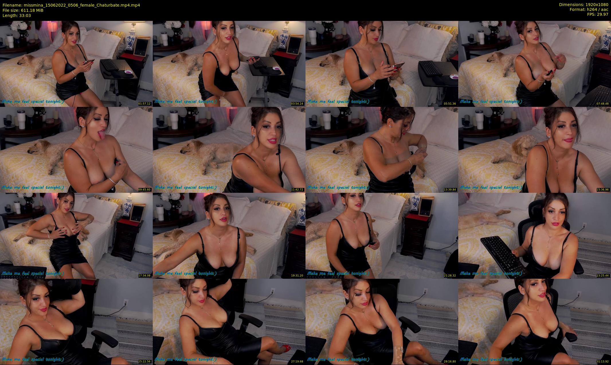 missmina — 34 minute Chaturbate female cam show recording, 1080p, Jun 15, 2022