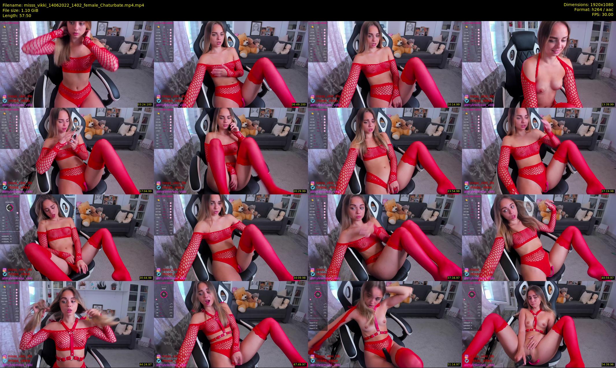 misss_vikki — 58 minute Chaturbate female cam show recording, 1080p, Jun 14, 2022