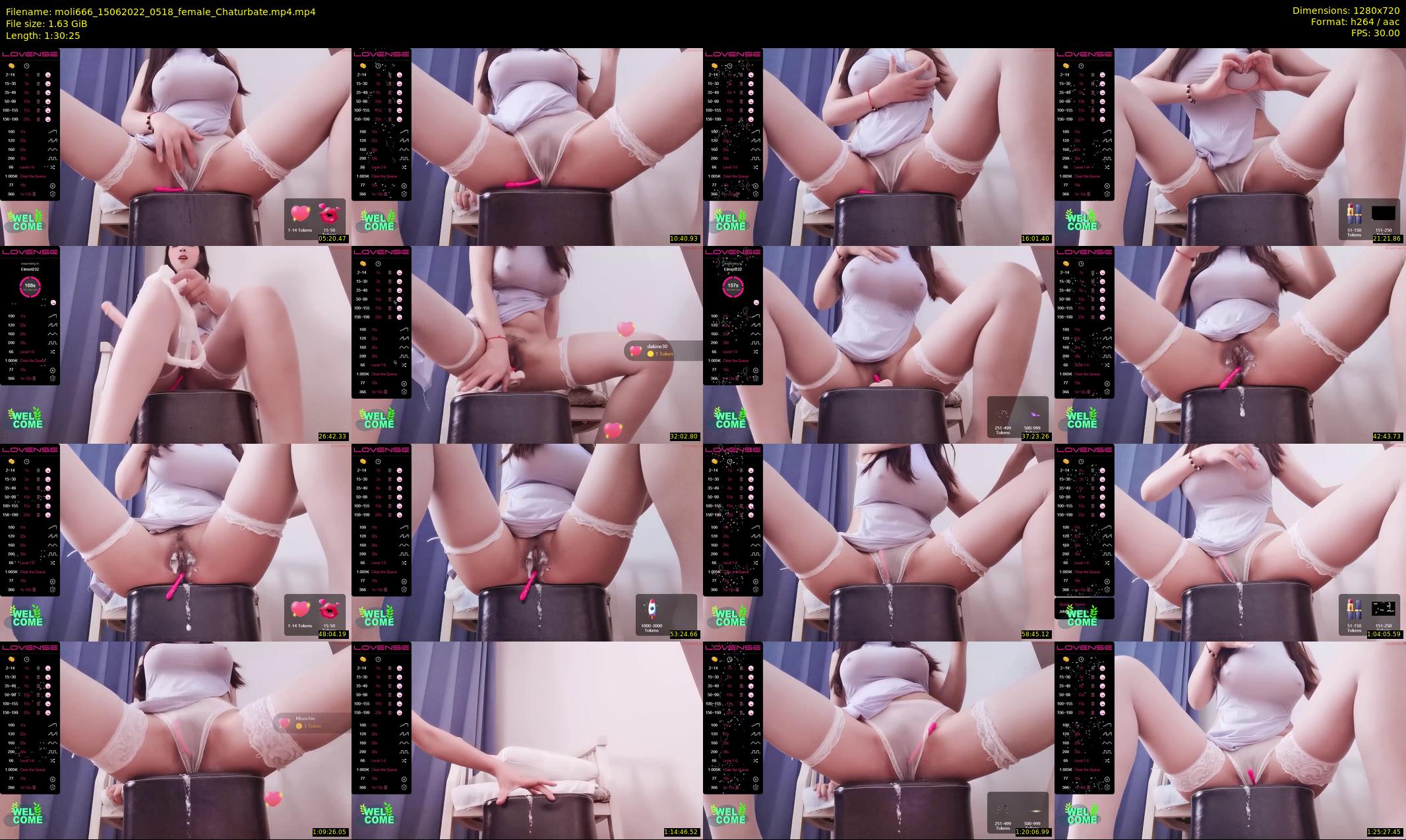 moli666 — 91 minute Chaturbate female cam show recording, 720p, Jun 15, 2022
