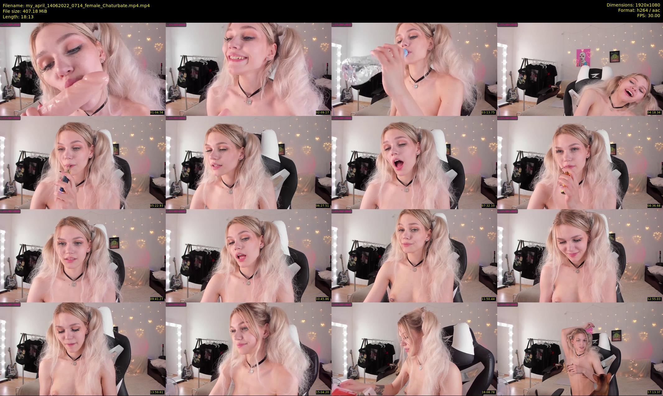 my_april — 19 minute Chaturbate female cam show recording, 1080p, Jun 14, 2022