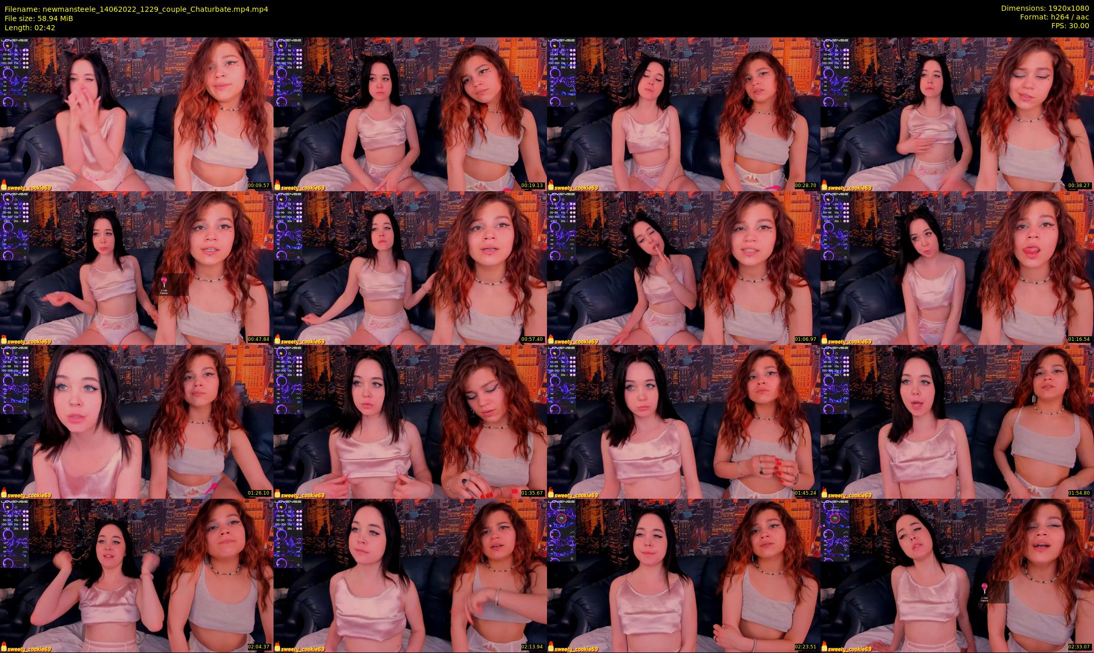 newmansteele — 3 minute Chaturbate couple cam show recording, 1080p, Jun 14, 2022