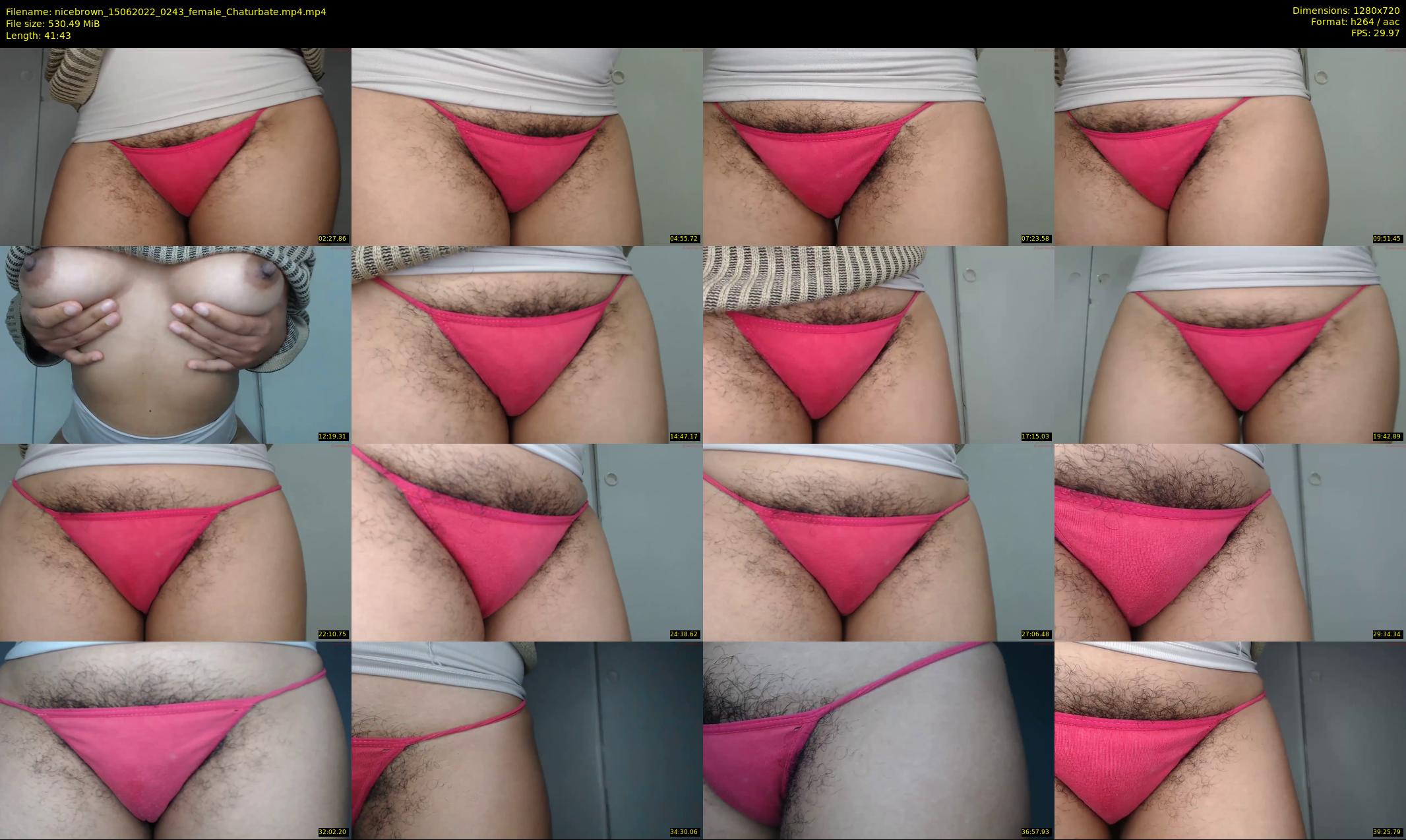 nicebrown — 42 minute Chaturbate female cam show recording, 720p, Jun 15, 2022