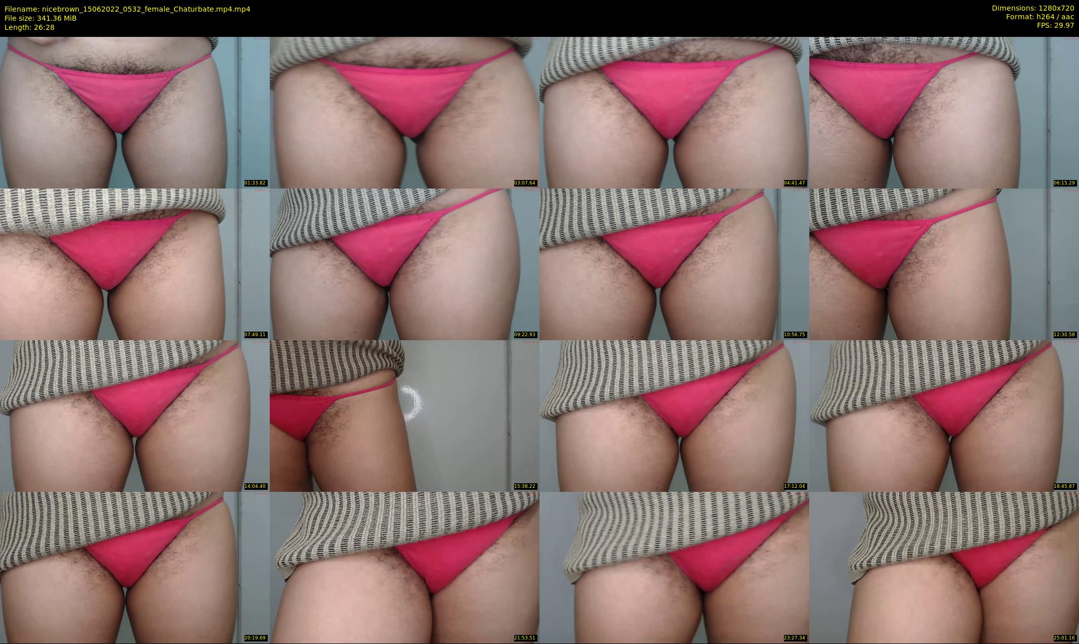 nicebrown — 27 minute Chaturbate female cam show recording, 720p, Jun 15, 2022