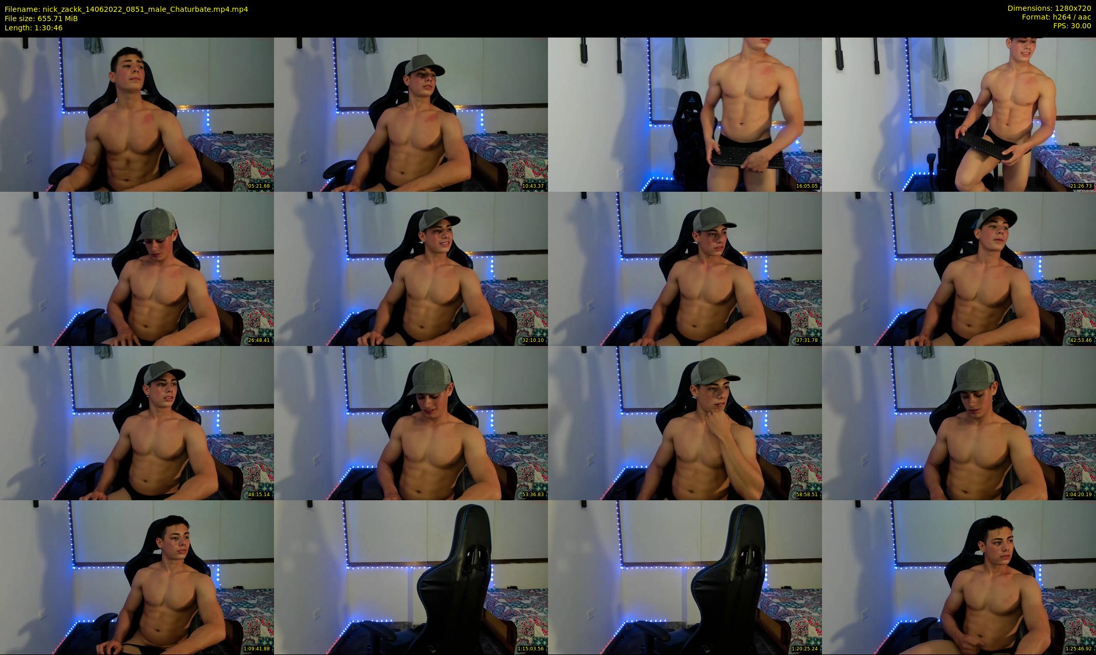 nick_zackk — 91 minute Chaturbate male cam show recording, 720p, Jun 14, 2022