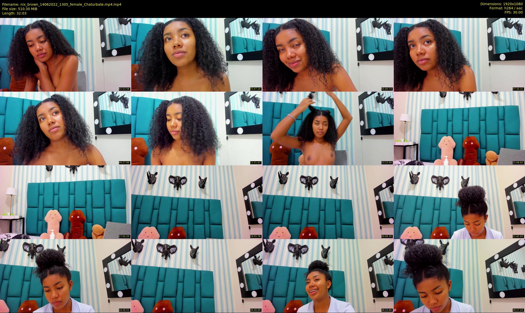 nix_brown — 33 minute Chaturbate female cam show recording, 1080p, Jun 14, 2022