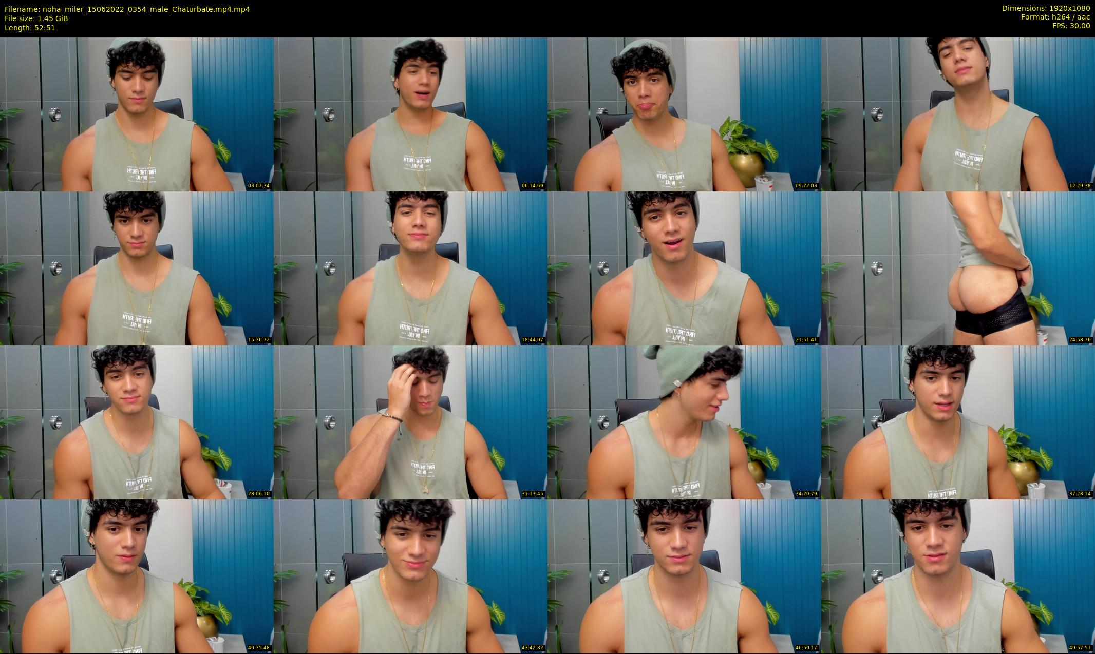 noha_miler — 53 minute Chaturbate male cam show recording, 1080p, Jun 15, 2022