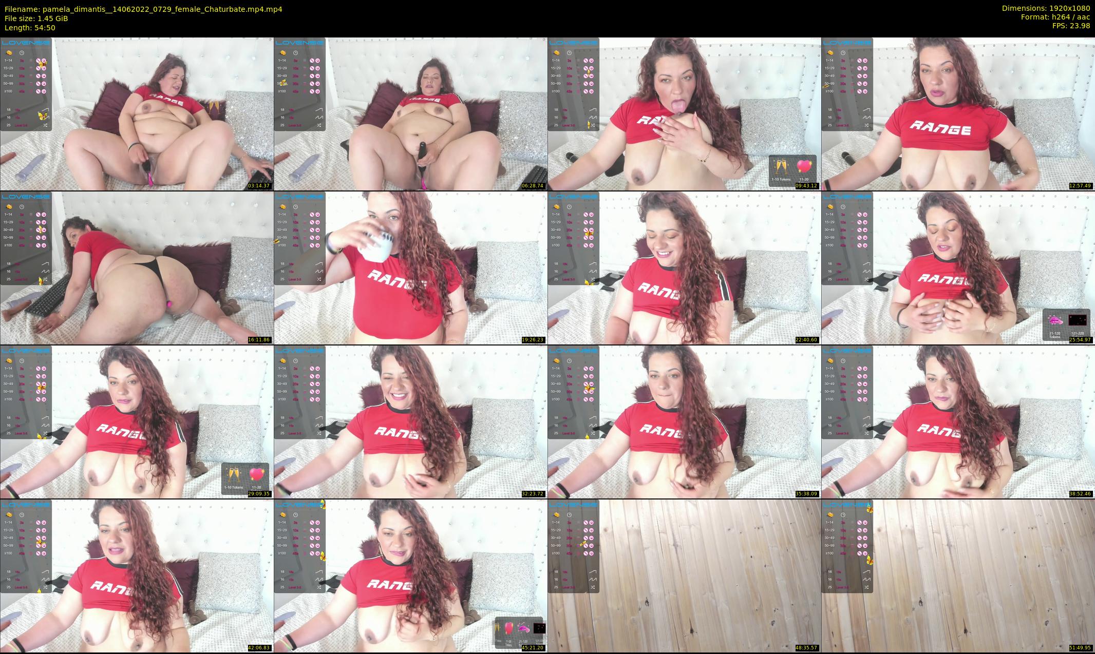 pamela_dimantis_ — 55 minute Chaturbate female cam show recording, 1080p, Jun 14, 2022