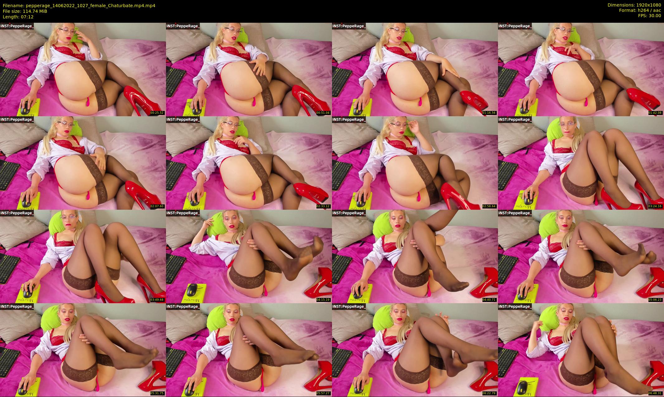 pepperage — 8 minute Chaturbate female cam show recording, 1080p, Jun 14, 2022