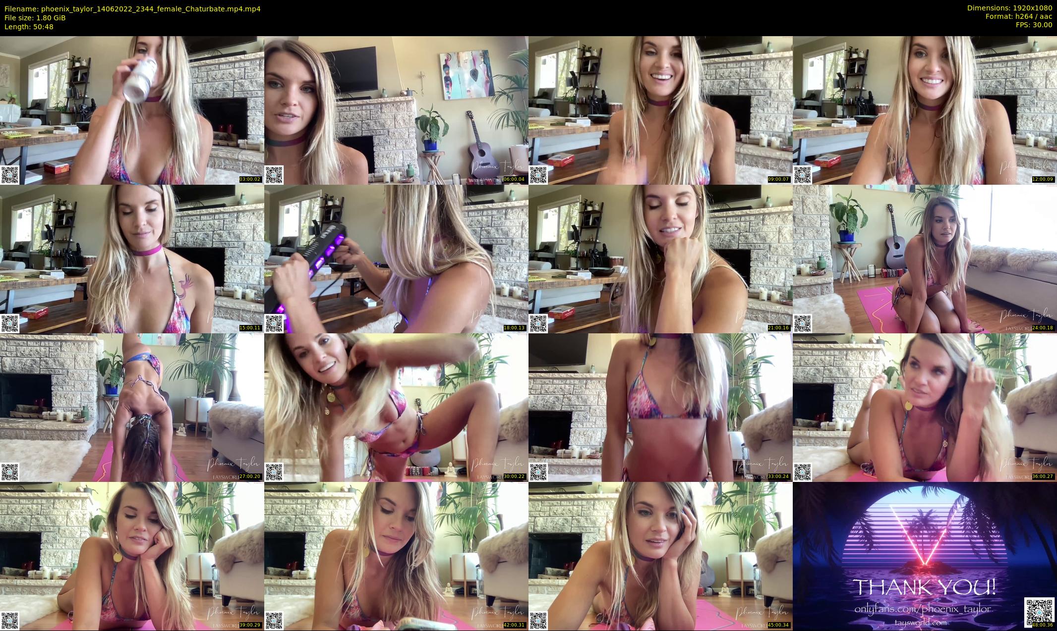 phoenix_taylor — 51 minute Chaturbate female cam show recording, 1080p, Jun 14, 2022