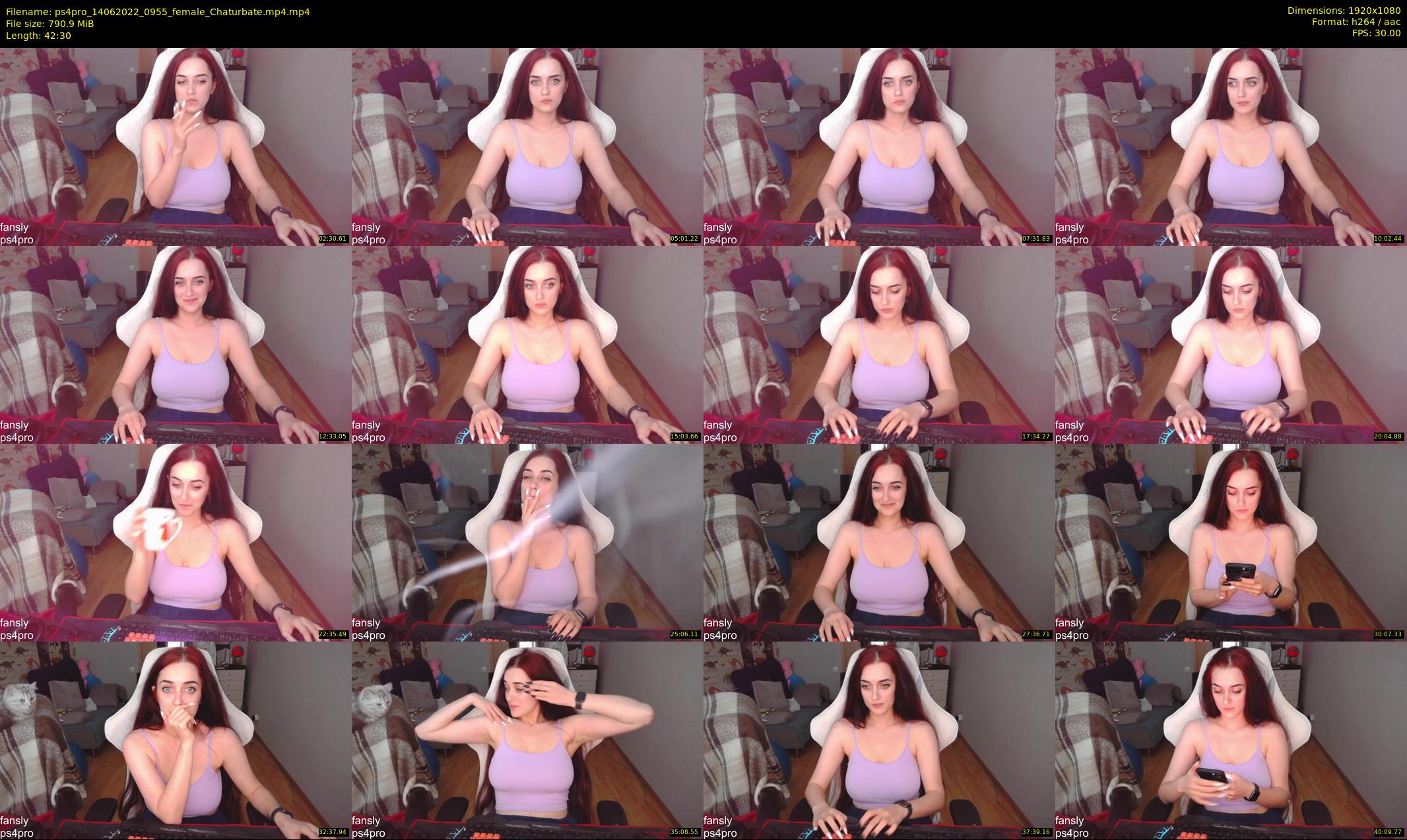 ps4pro — 43 minute Chaturbate female cam show recording, 1080p, Jun 14, 2022
