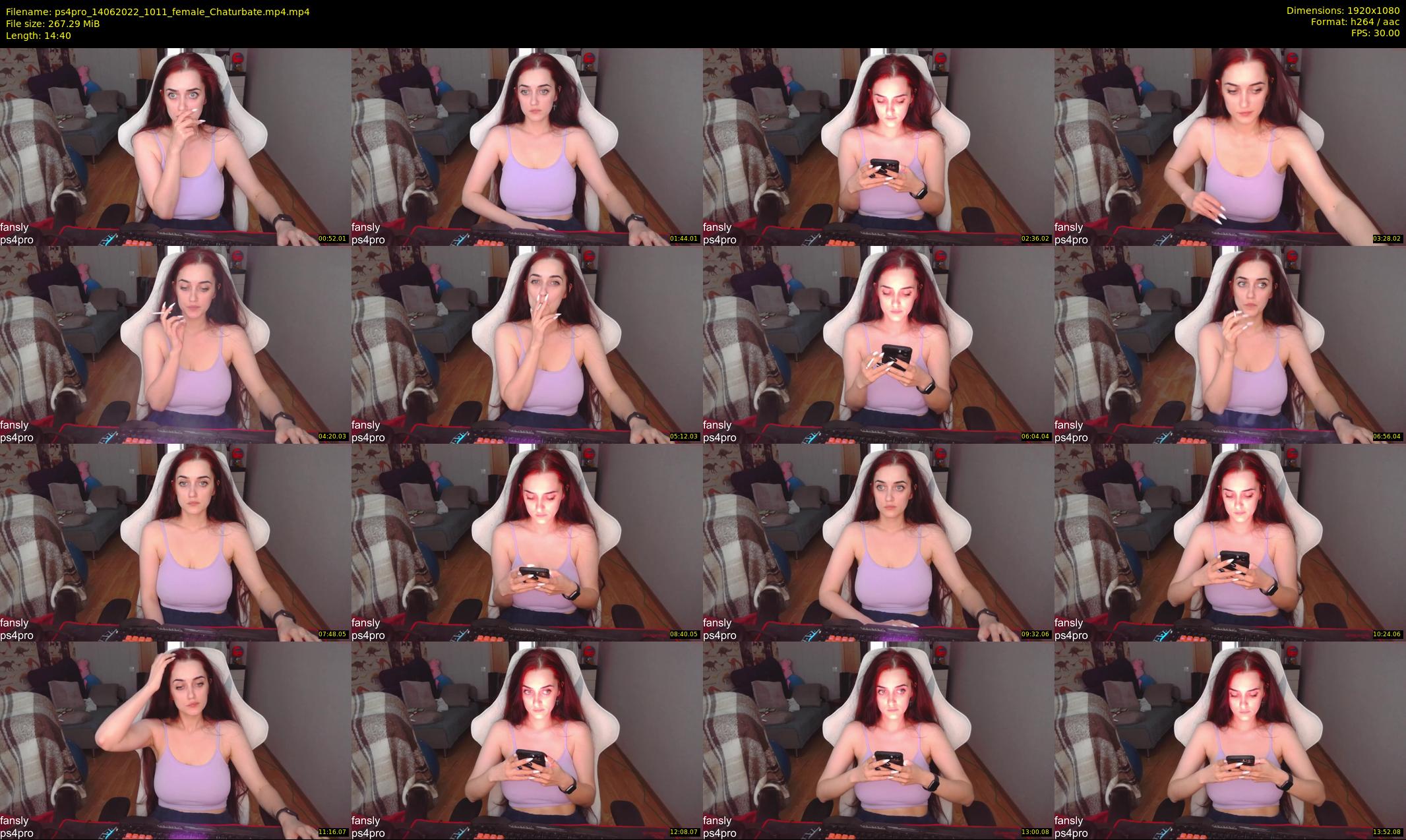 ps4pro — 15 minute Chaturbate female cam show recording, 1080p, Jun 14, 2022