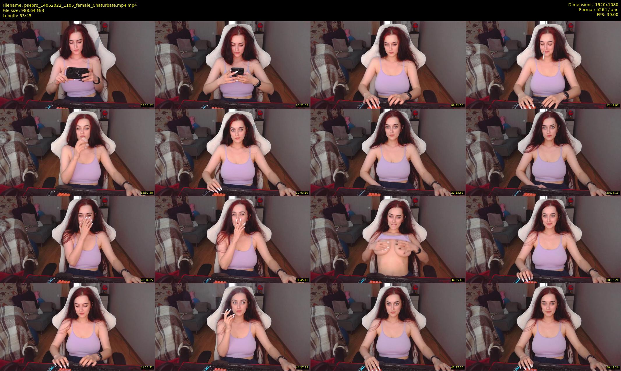 ps4pro — 54 minute Chaturbate female cam show recording, 1080p, Jun 14, 2022
