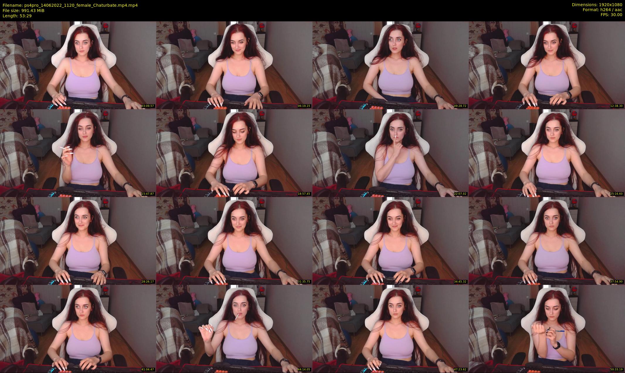 ps4pro — 54 minute Chaturbate female cam show recording, 1080p, Jun 14, 2022