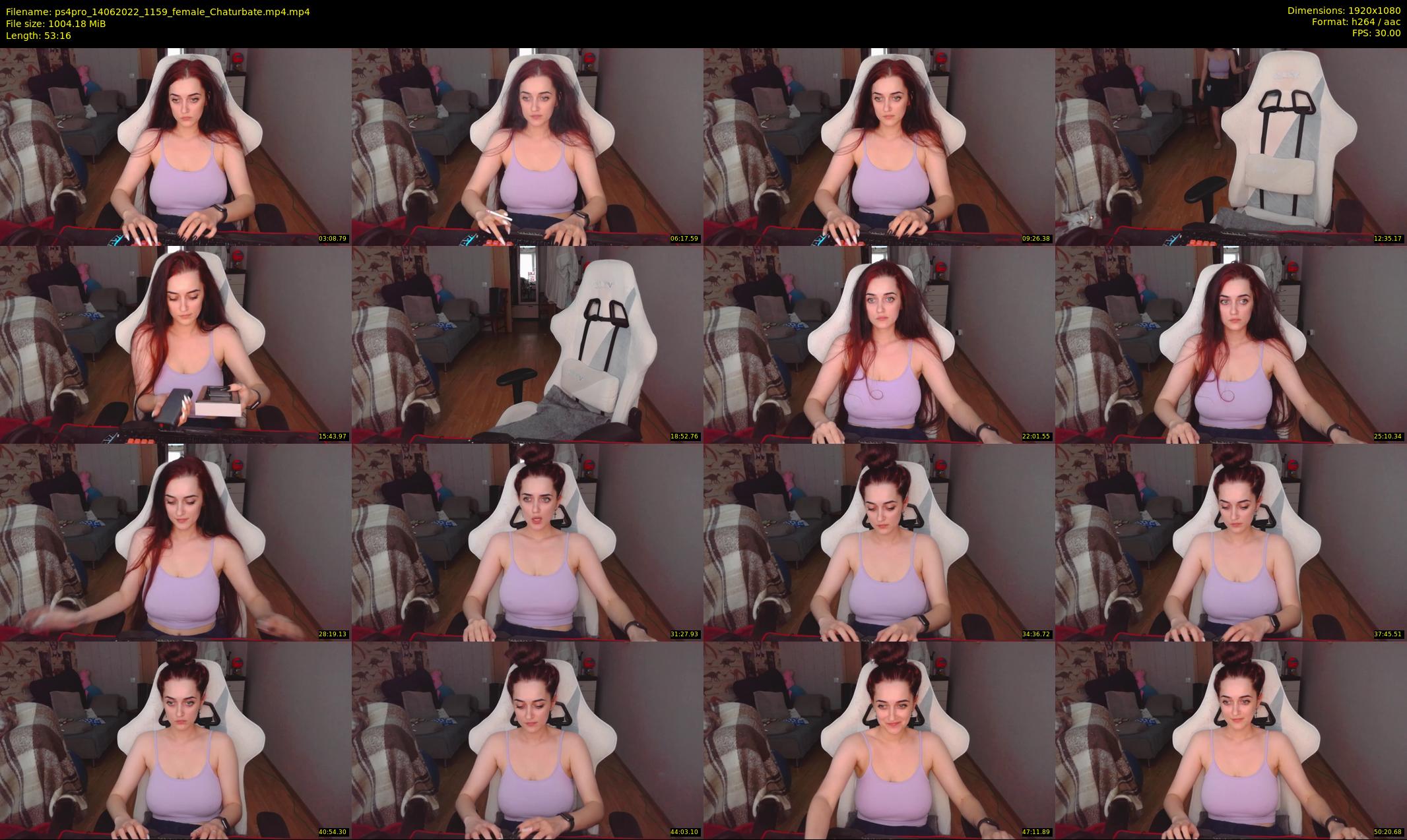 ps4pro — 54 minute Chaturbate female cam show recording, 1080p, Jun 14, 2022