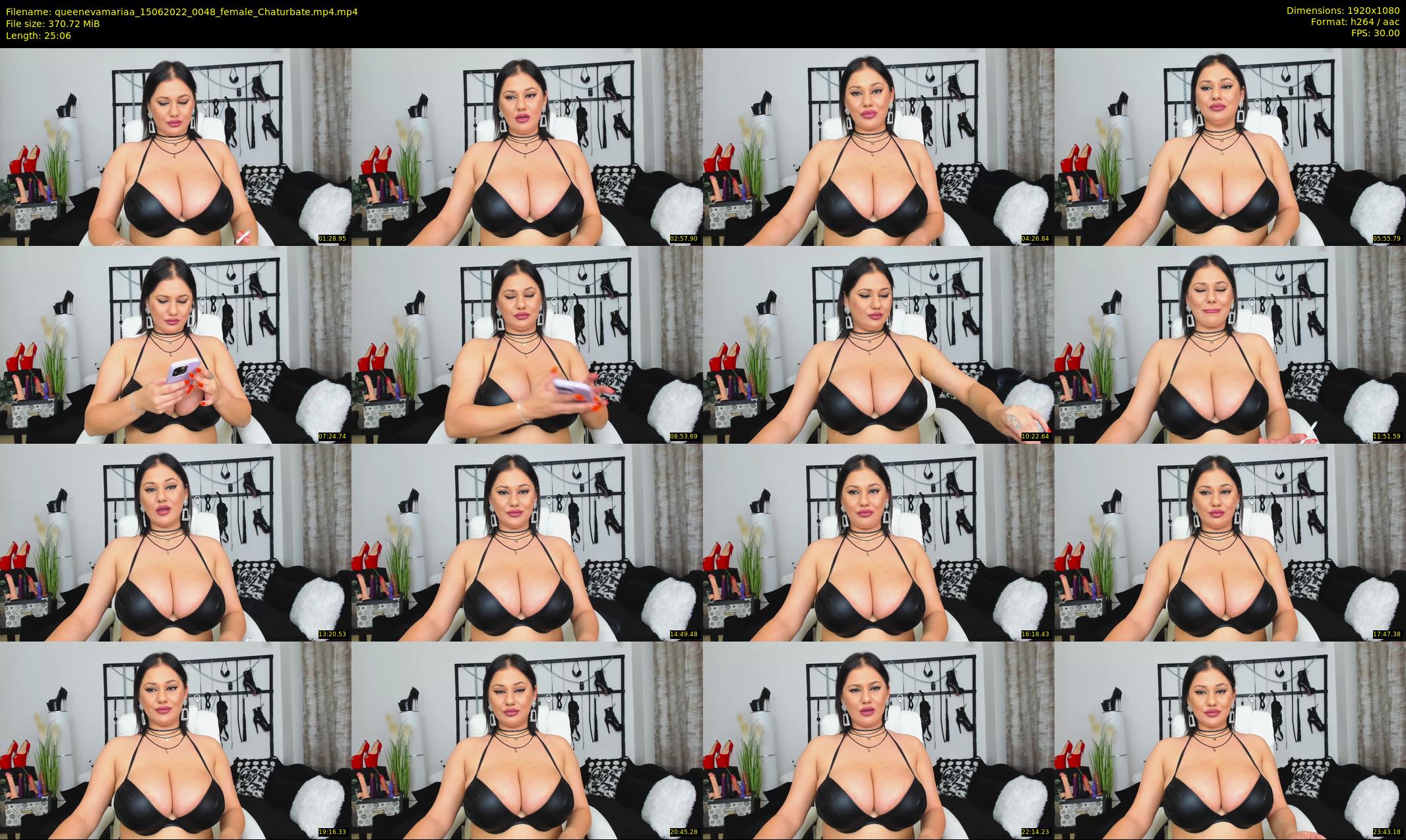 queenevamariaa — 26 minute Chaturbate female cam show recording, 1080p, Jun 15, 2022