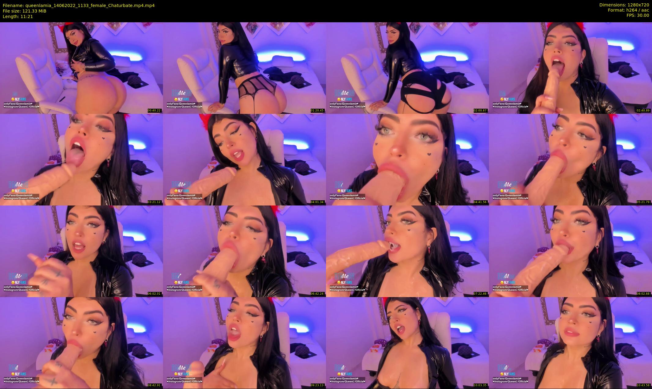 queenlamia — 12 minute Chaturbate female cam show recording, 720p, Jun 14, 2022