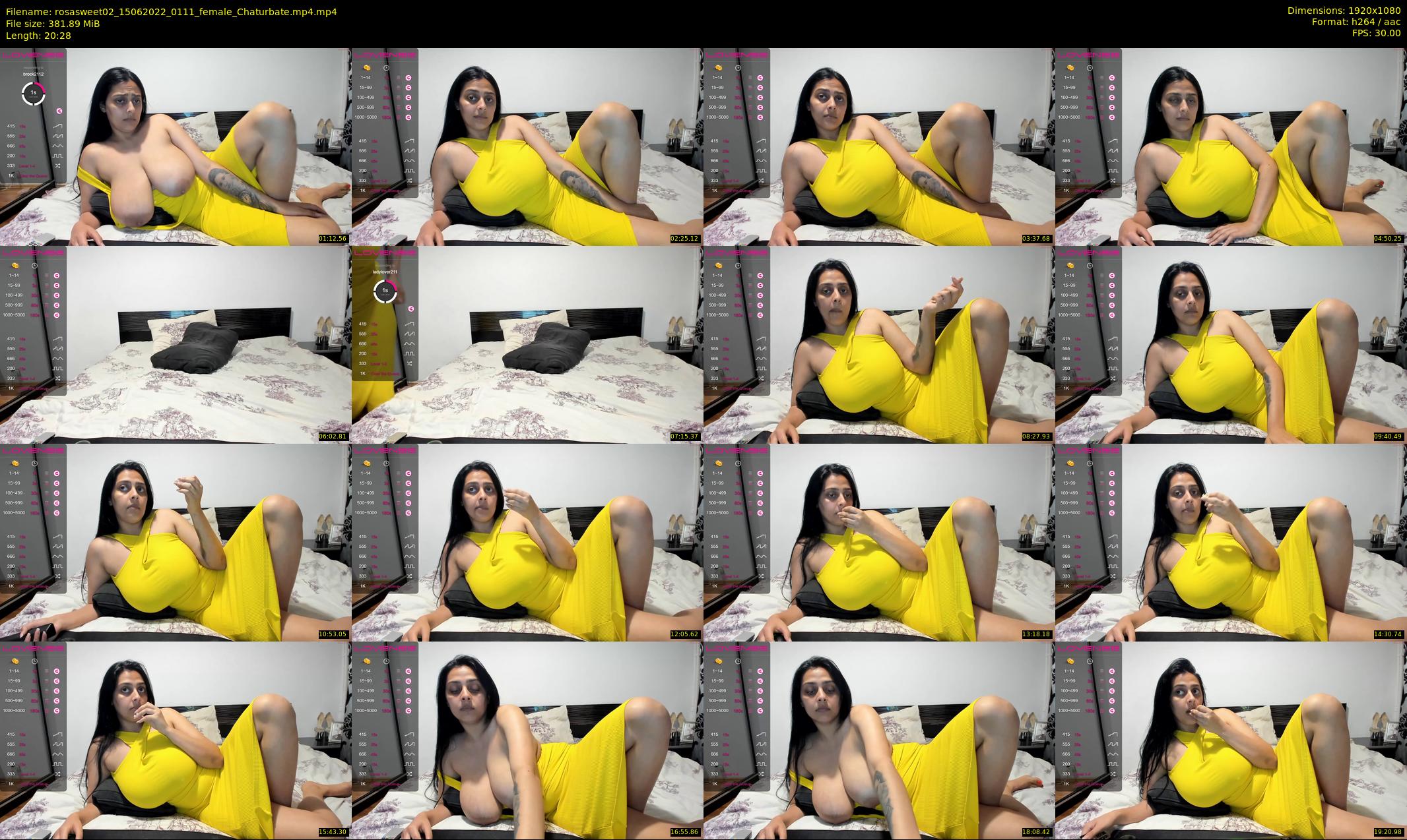 rosasweet02 — 21 minute Chaturbate female cam show recording, 1080p, Jun 15, 2022