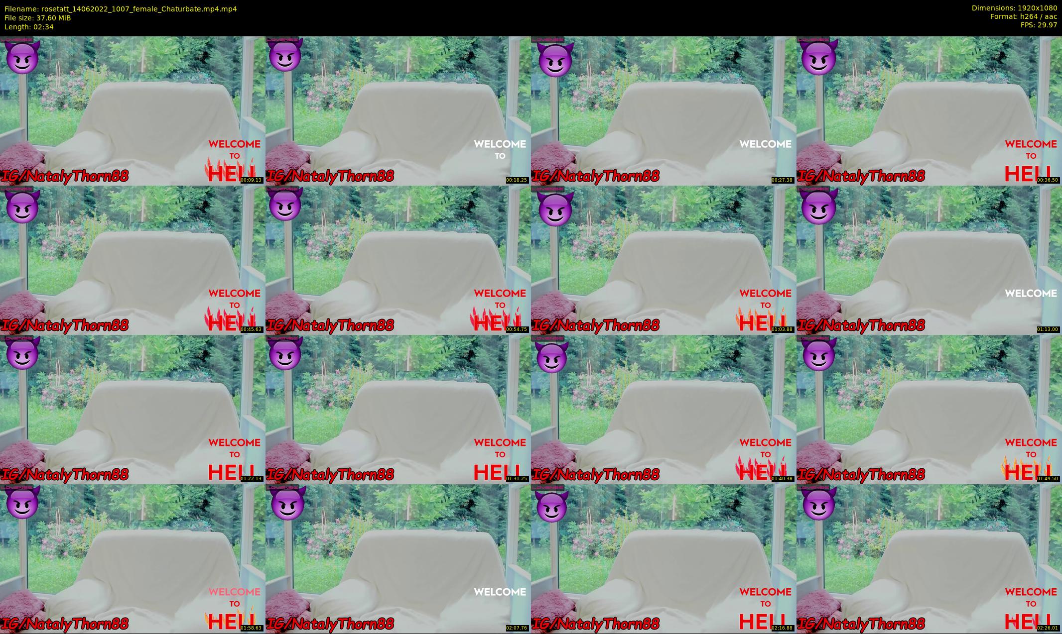 rosetatt — 3 minute Chaturbate female cam show recording, 1080p, Jun 14, 2022