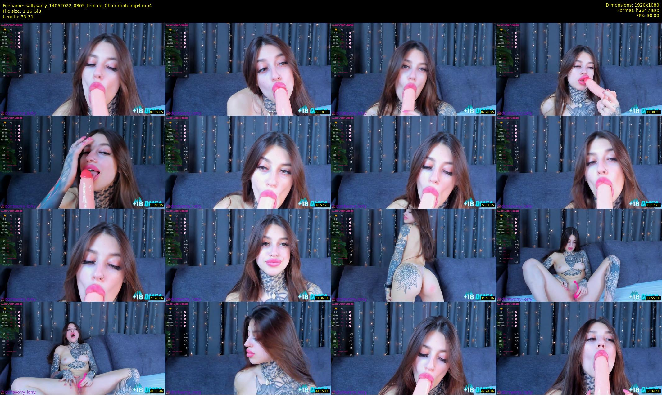 sallysarry — 54 minute Chaturbate couple cam show recording, 1080p, Jun 14, 2022