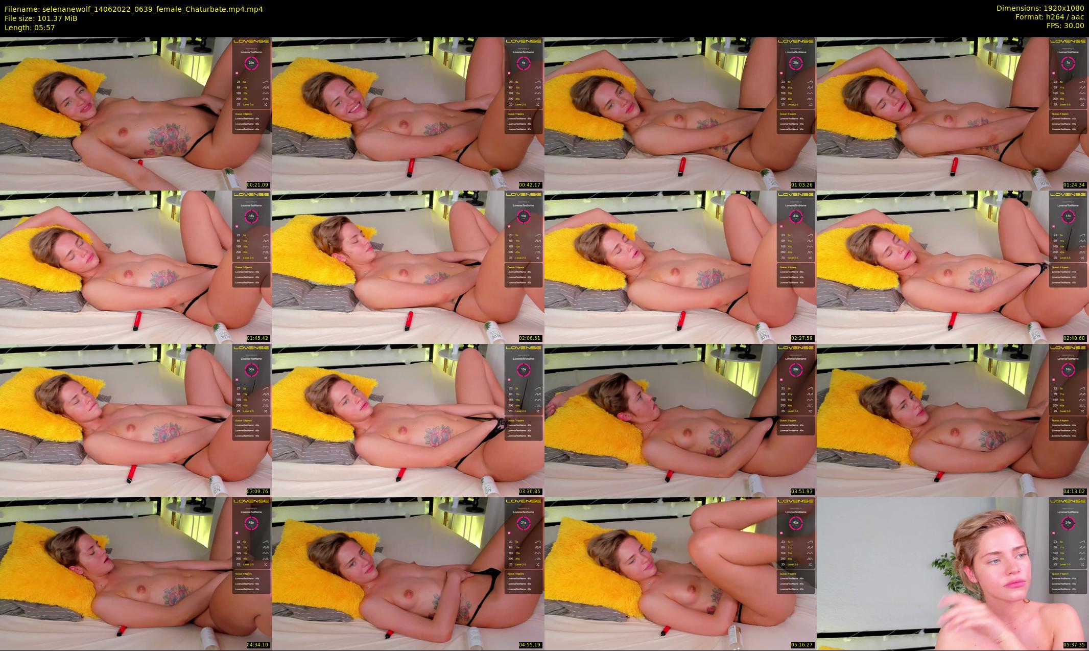 selenanewolf — 6 minute Chaturbate couple cam show recording, 1080p, Jun 14, 2022