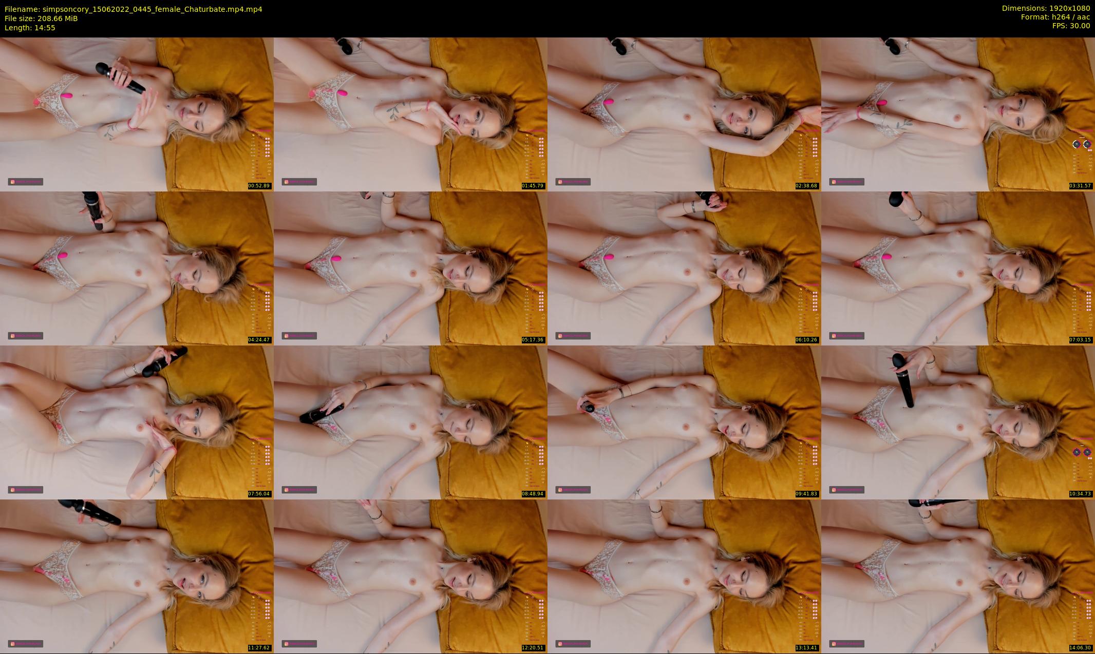 simpsoncory — 15 minute Chaturbate female cam show recording, 1080p, Jun 15, 2022