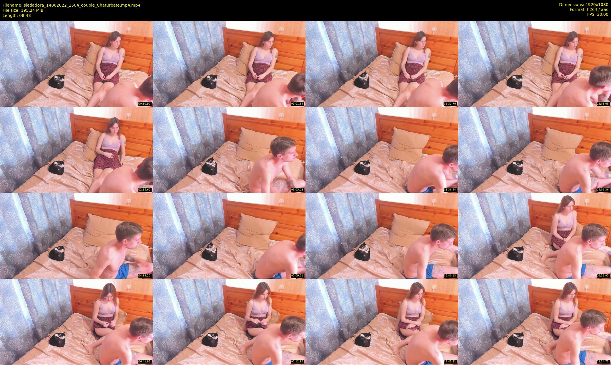 sledadora — 9 minute Chaturbate couple cam show recording, 1080p, Jun 14, 2022