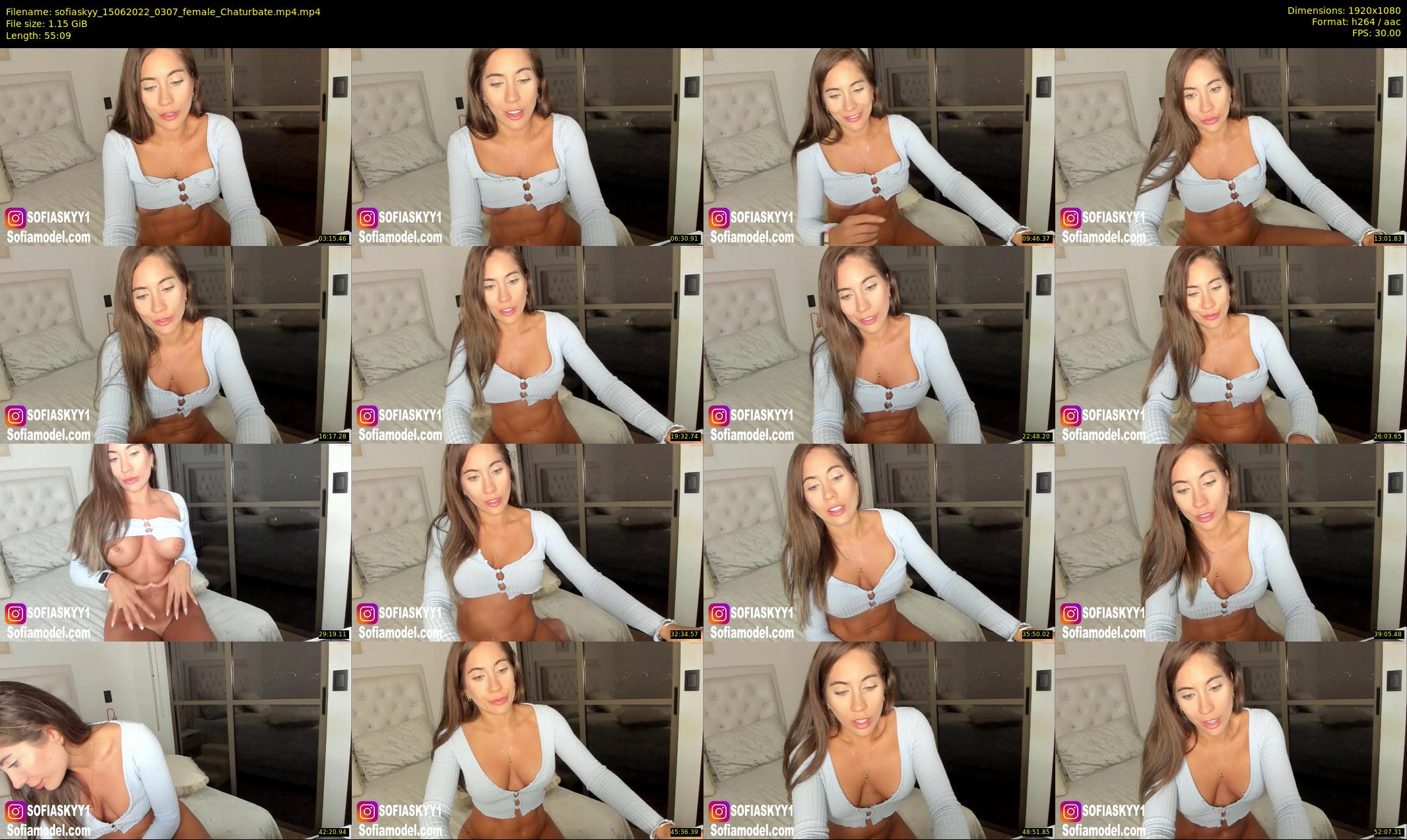 sofiaskyy — 56 minute Chaturbate female cam show recording, 1080p, Jun 15, 2022