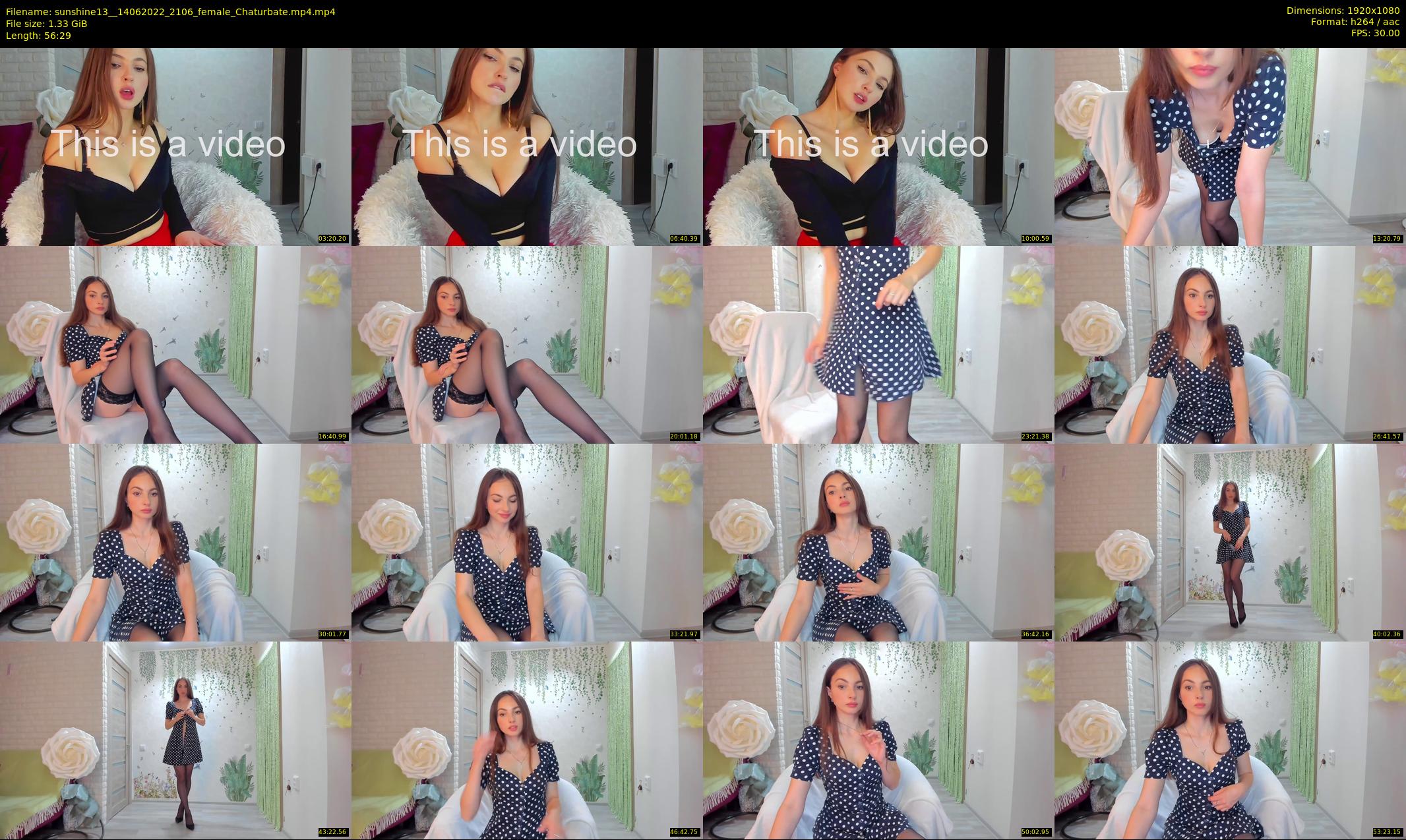 sunshine13_ — 57 minute Chaturbate female cam show recording, 1080p, Jun 14, 2022