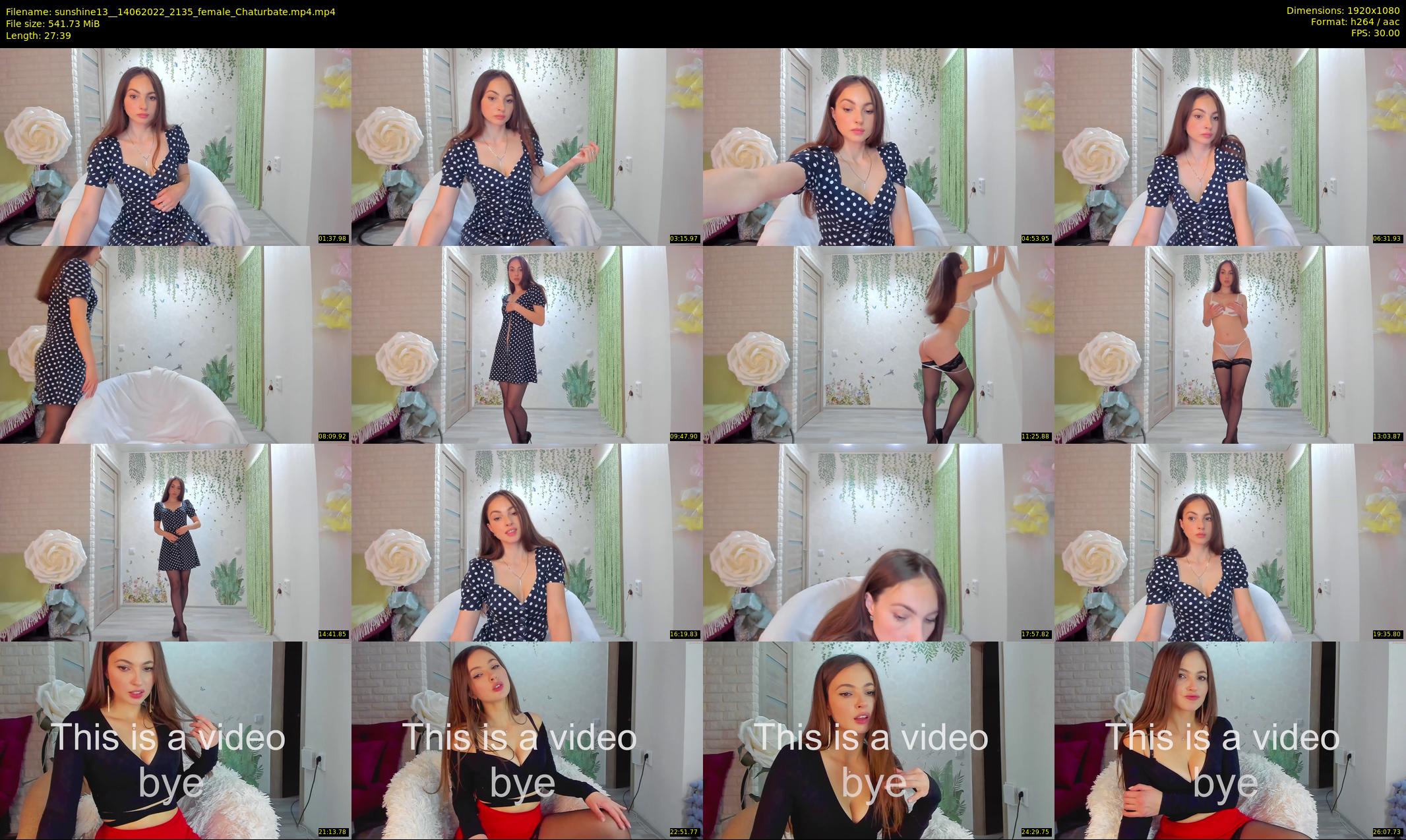 sunshine13_ — 28 minute Chaturbate female cam show recording, 1080p, Jun 14, 2022