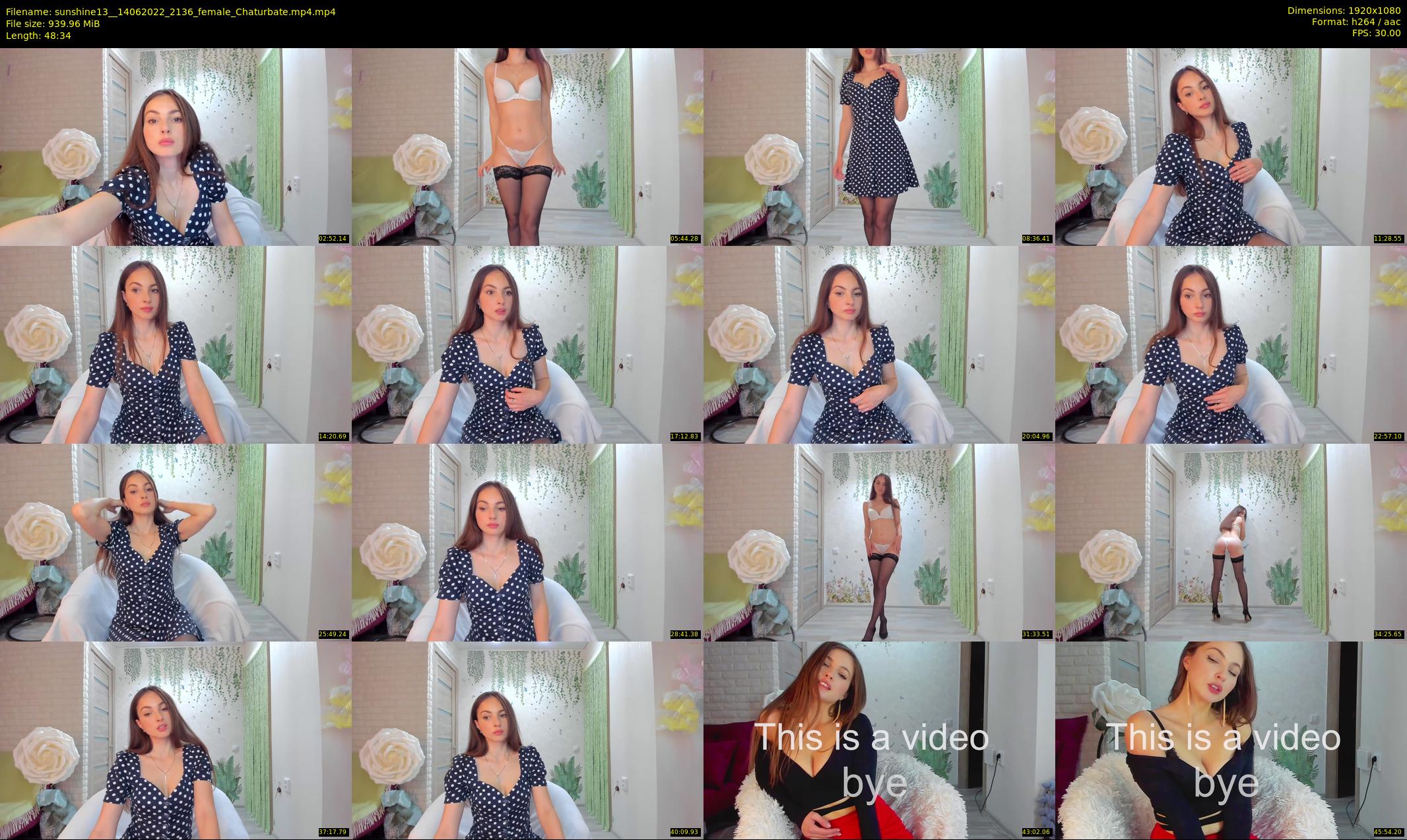 sunshine13_ — 49 minute Chaturbate female cam show recording, 1080p, Jun 14, 2022